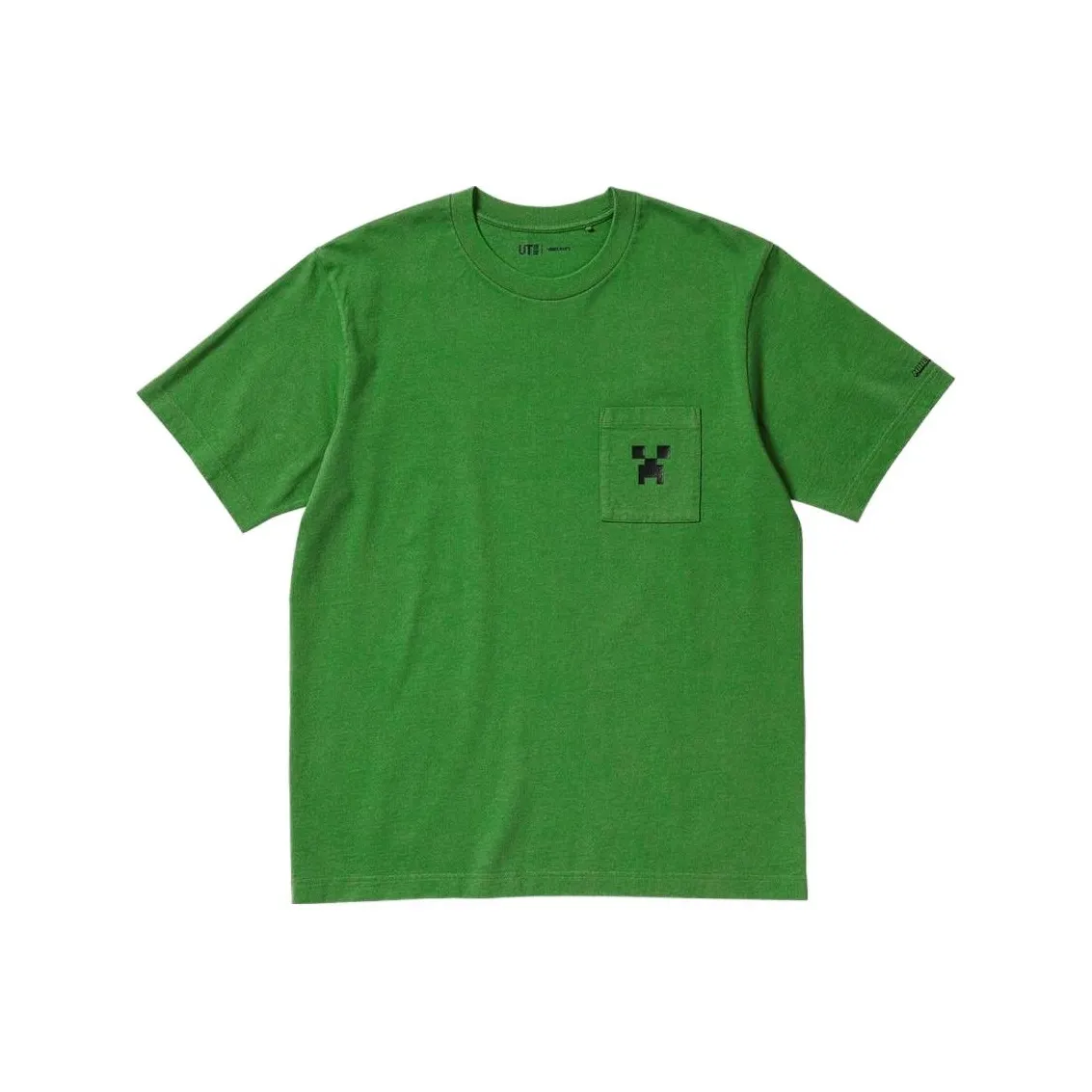 UNIQLO X Minecraft SS22 T-Shirt Unisex Green UNIQLO X Minecraft SS22 T-Shirt Унисекс Зеленый