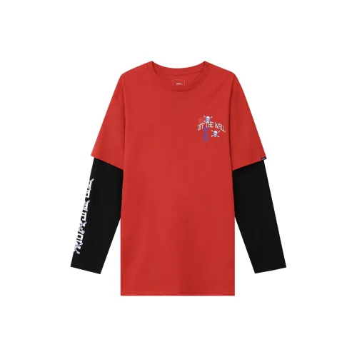 VANS Red Мужские Т-рубашки