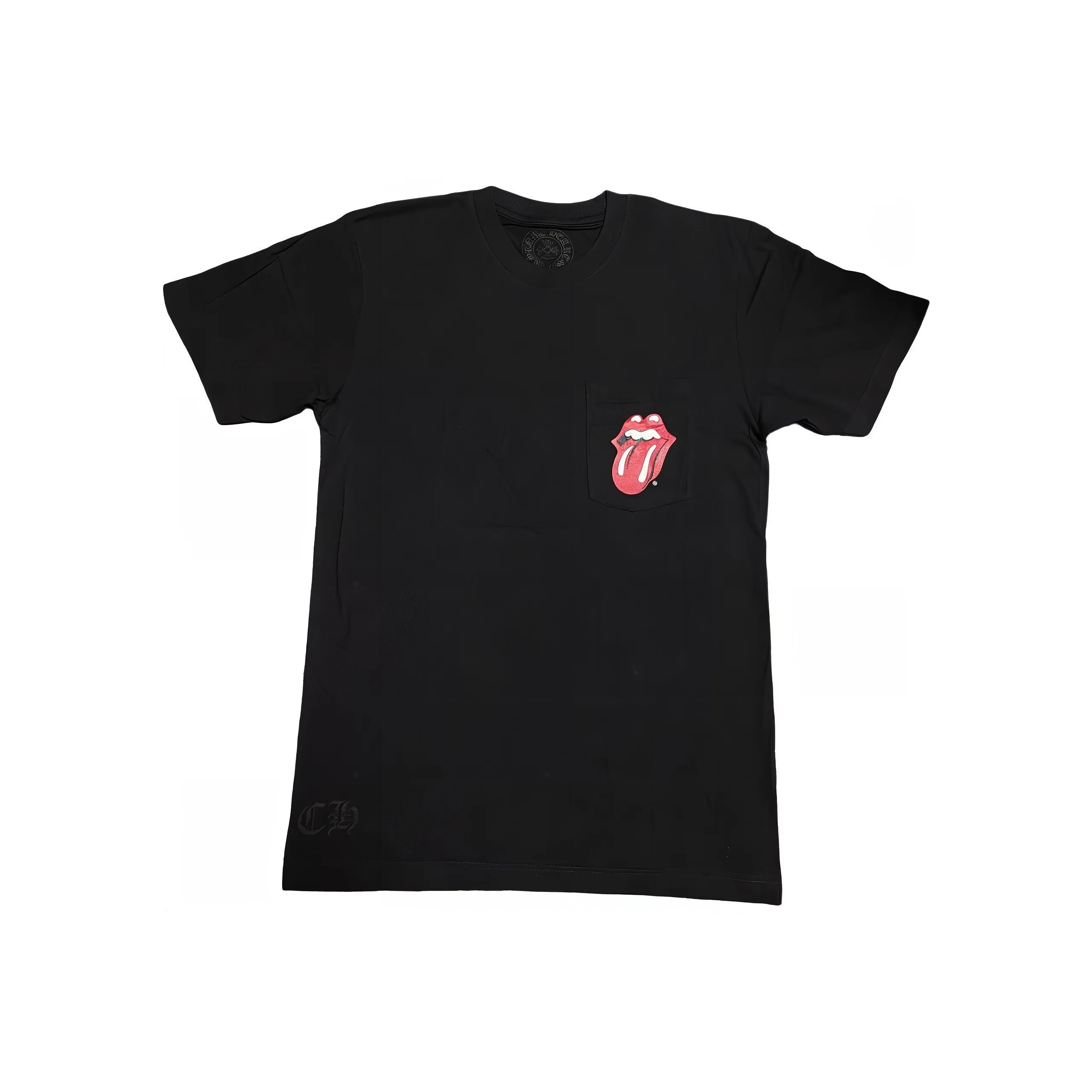 Chrome Hearts Unisex Rolling Stones T Shirt Black