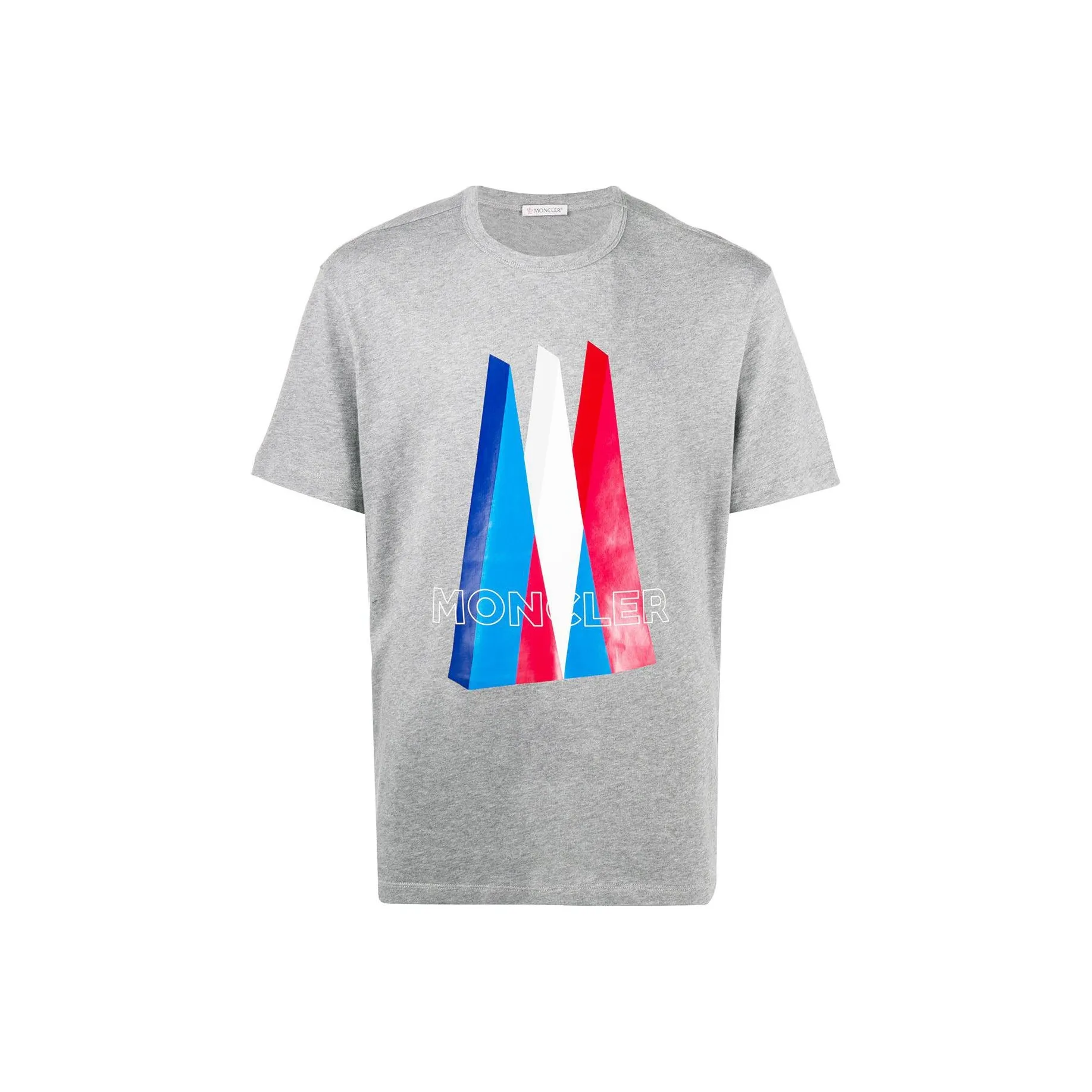 Moncler Серый Мужской T-Рубашки