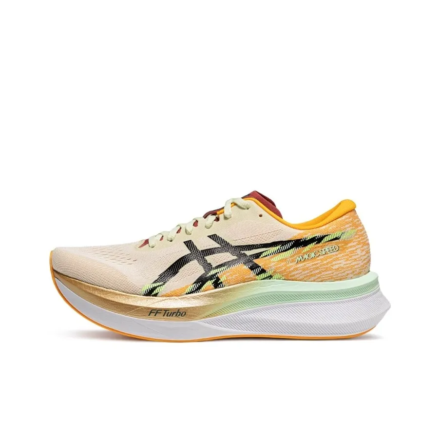 ASICS MAGIC SPEED 4 Low Топ Бег на длинные дистанции Спринт Беговые кроссовки Женские Экрю