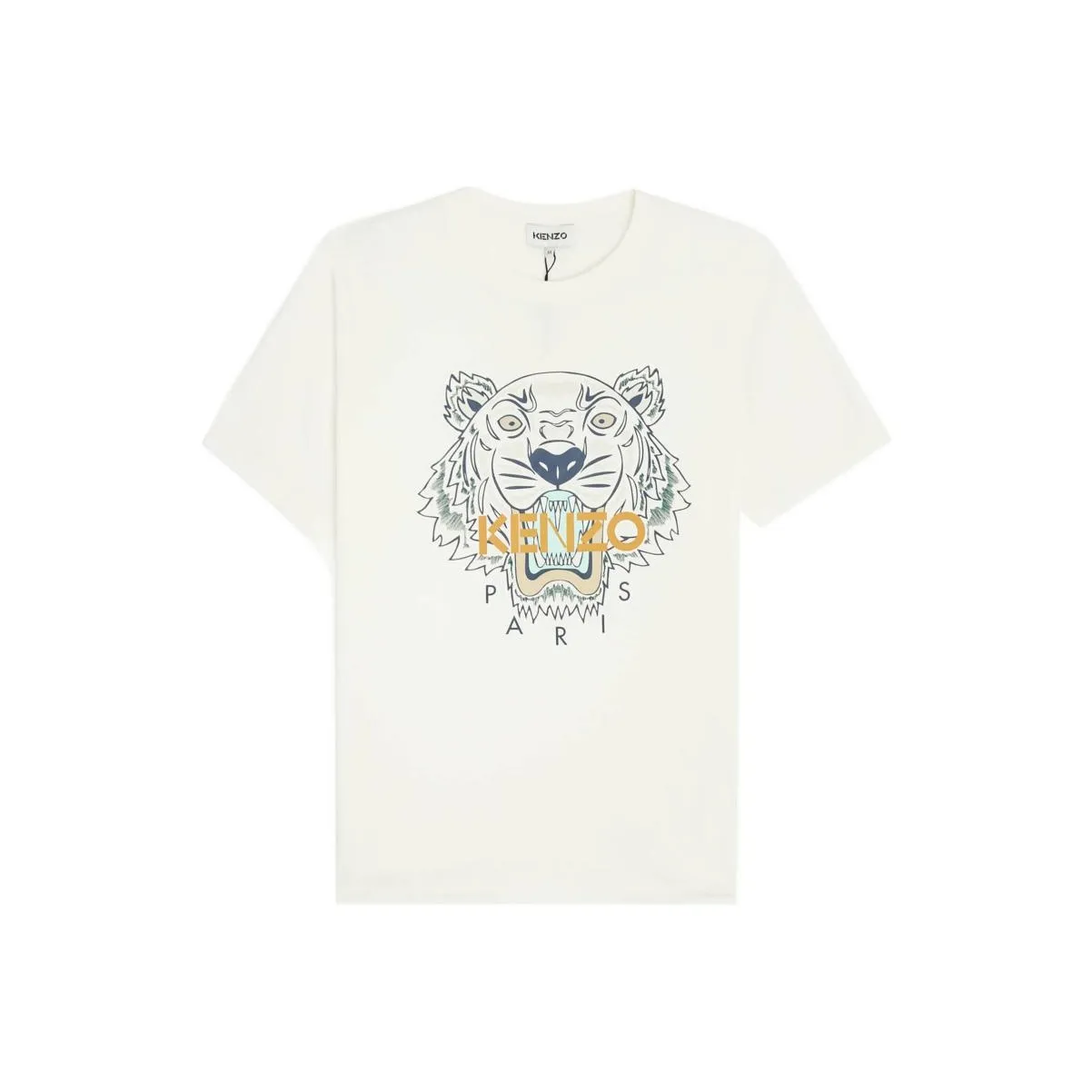 KENZO Classic Tiger Head T Shirts Men's White