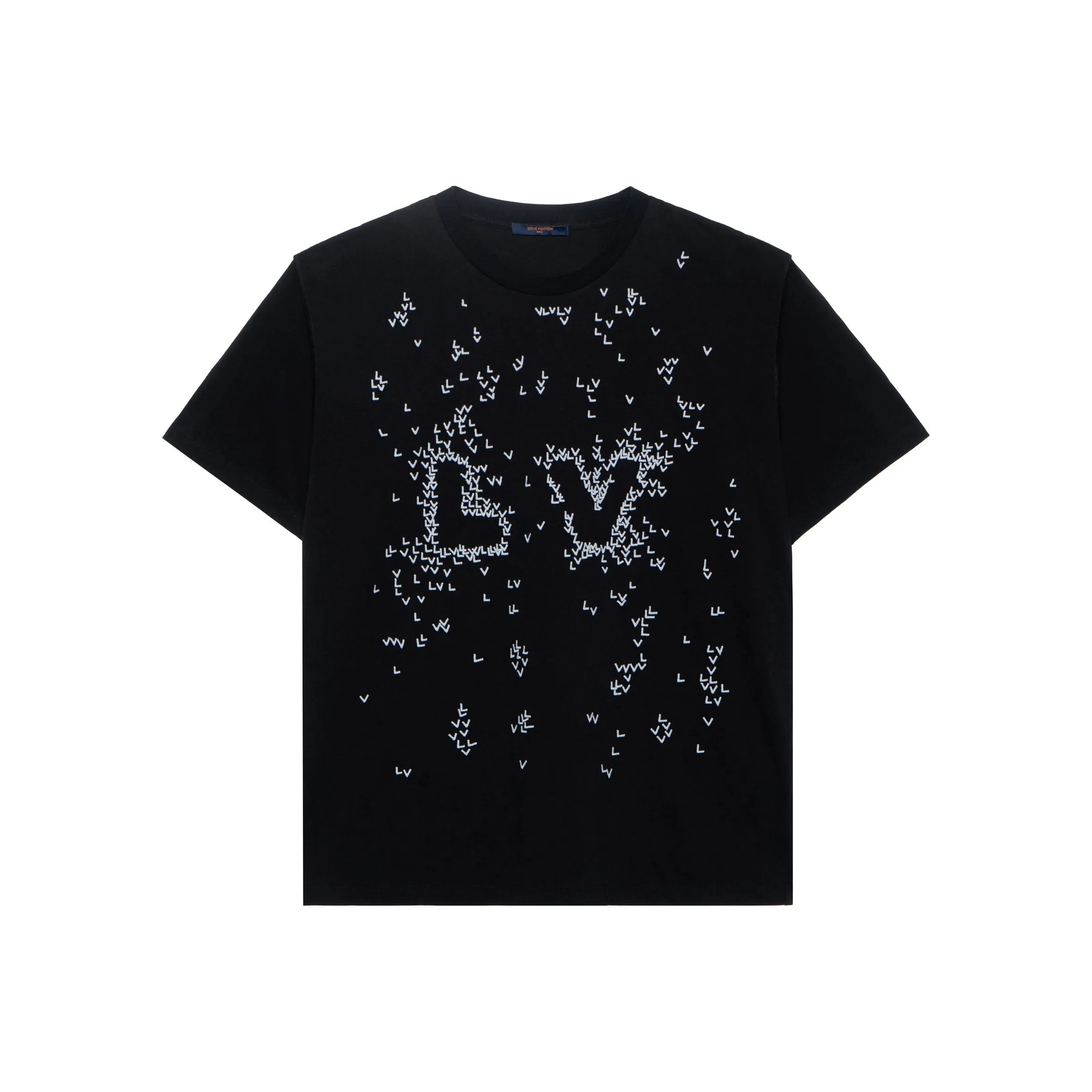 LOUIS VUITTON LV Spread Embroidery T-Shirt Black
