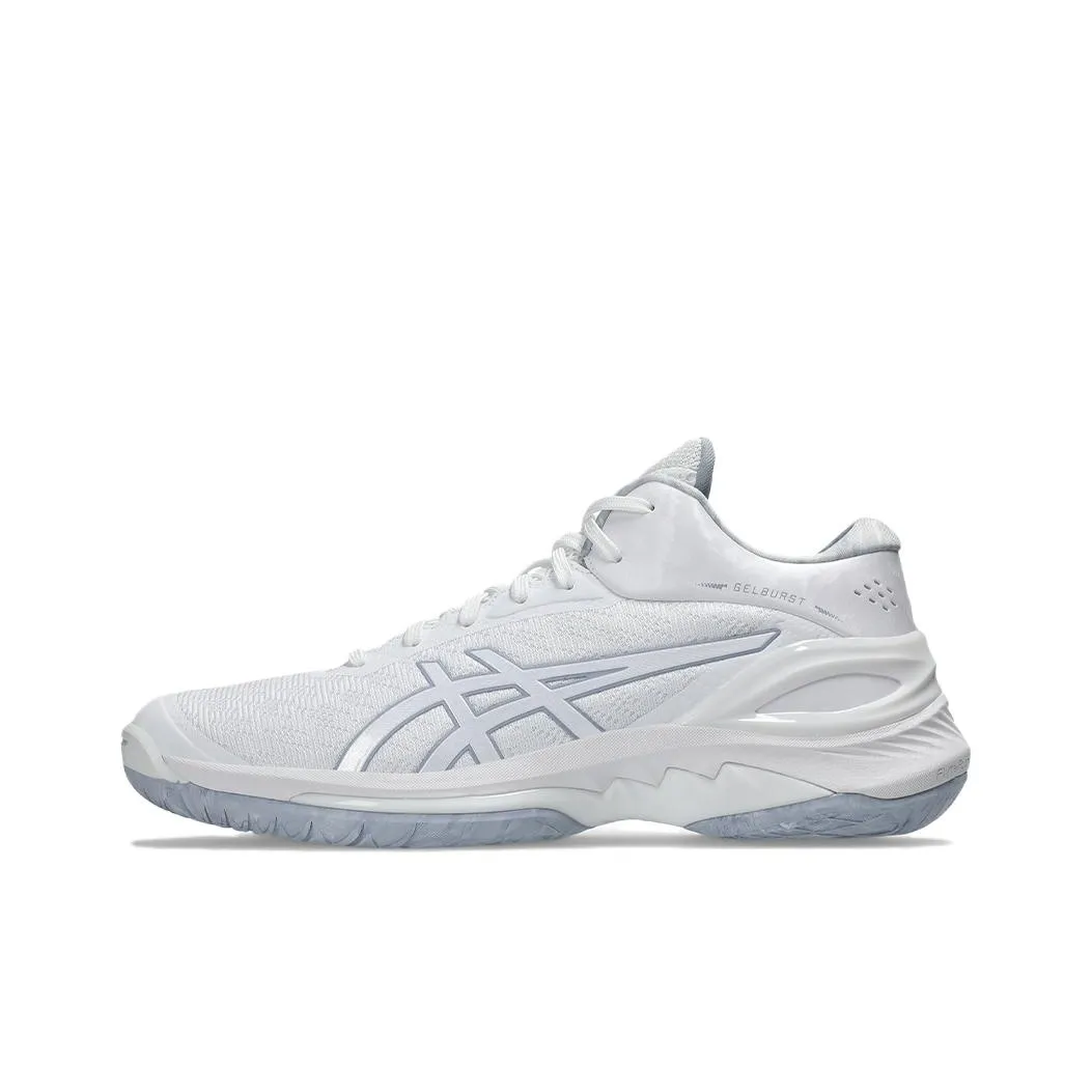 Asics GELBURST 28 Anti Slip Wear Resistant Mid Top Basketball Shoes Men's White