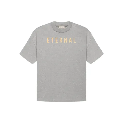 Fear of GOD Серые Унисекс Т-рубашки