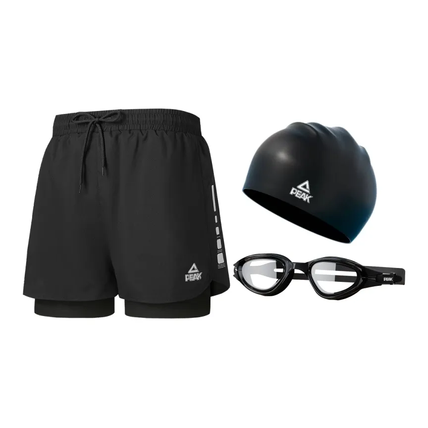 PEAK Swimming Sets Polyester/Elastane Men's Black