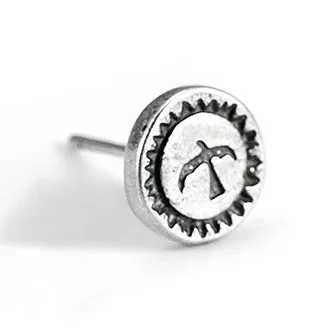 BLESSED BULLET Сплав Серьги-гвоздики Мужской