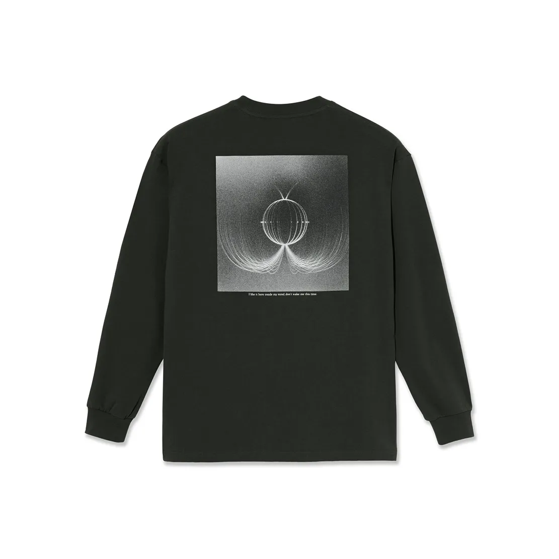 POLAR SKATE CO Длинный рукав T-рубашка Унисекс Черный