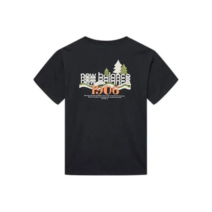 New Balance совместная футболка T Мужская Черная