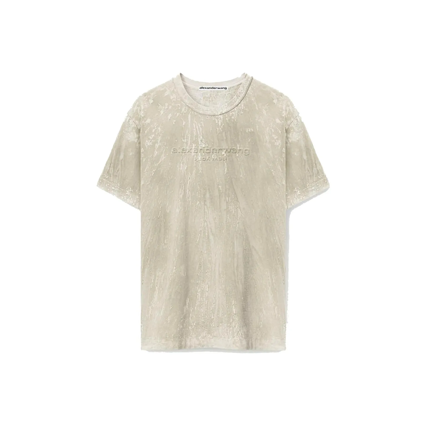 Alexander Wang T Shirts Unisex Ice Gray