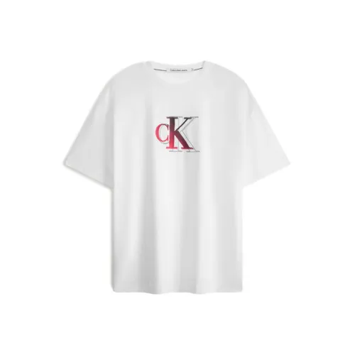 Calvin Klein YAF Лунно-белый Унисекс Футболка