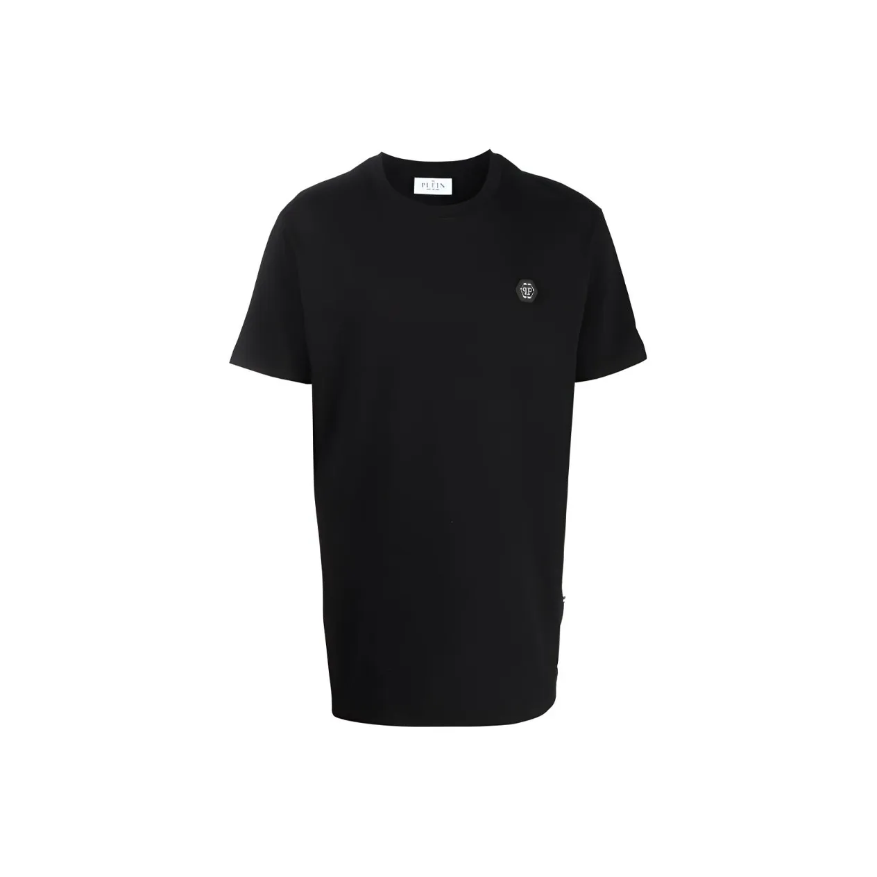 PHILIPP PLEIN Logo patch Cotton T shirt