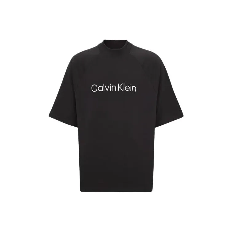 CALVIN KLEIN Raglan Sleeve T Shirt Men's Black