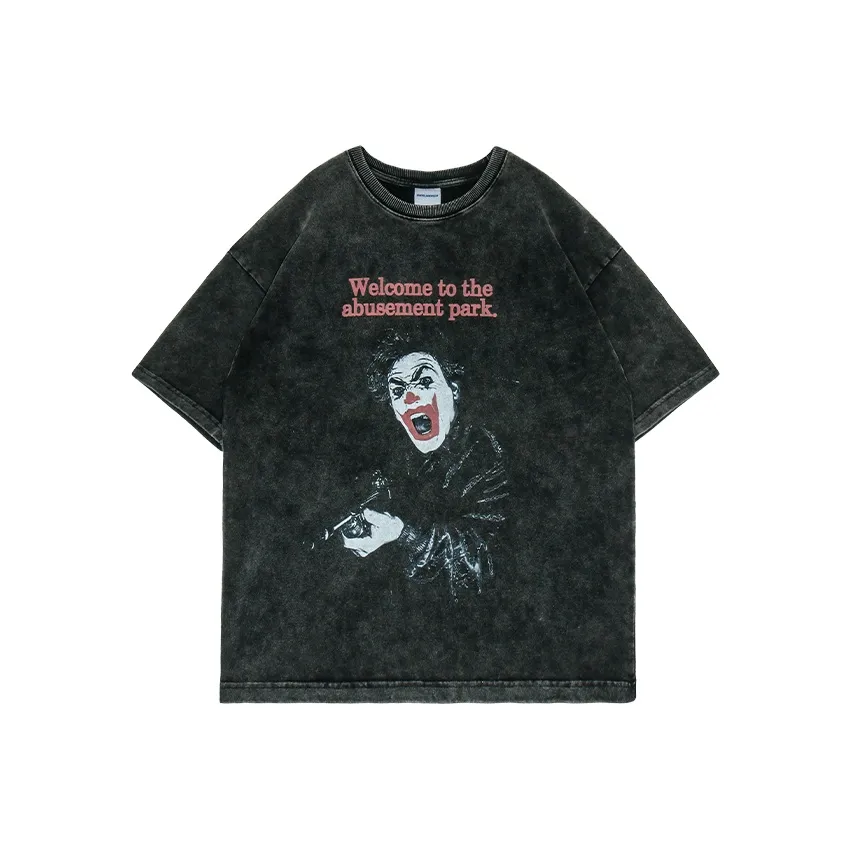 UNTILWERICH Мытый серый Унисекс Футболка