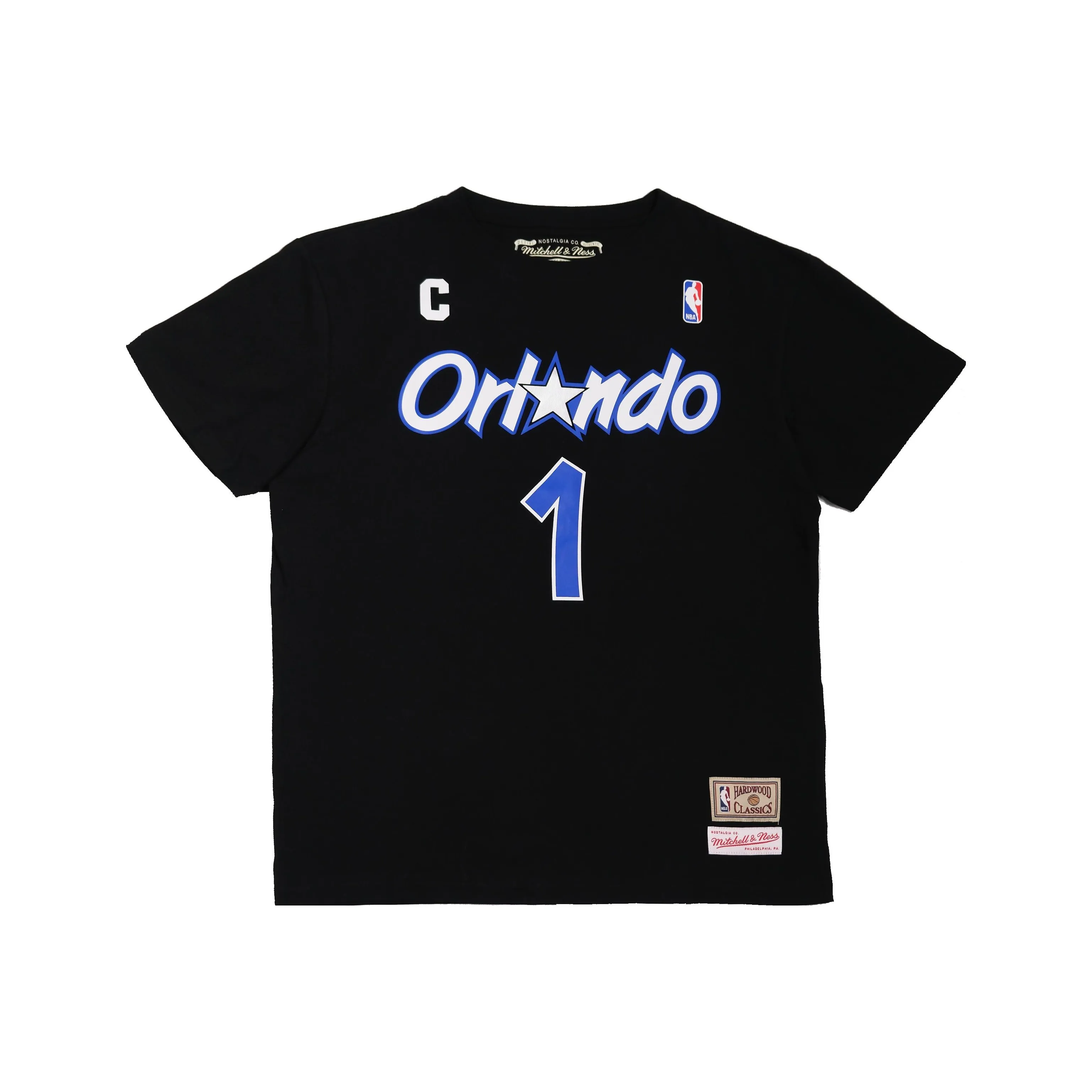 MITCHELL NESS T-Shirt Унисекс Черный