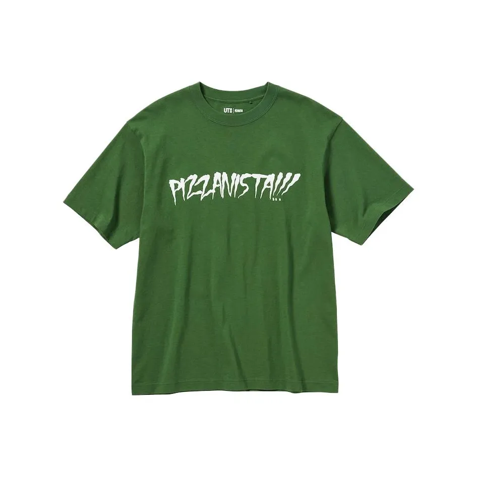 UNIQLO L.A. Eats Series Футболка Унисекс Зеленая