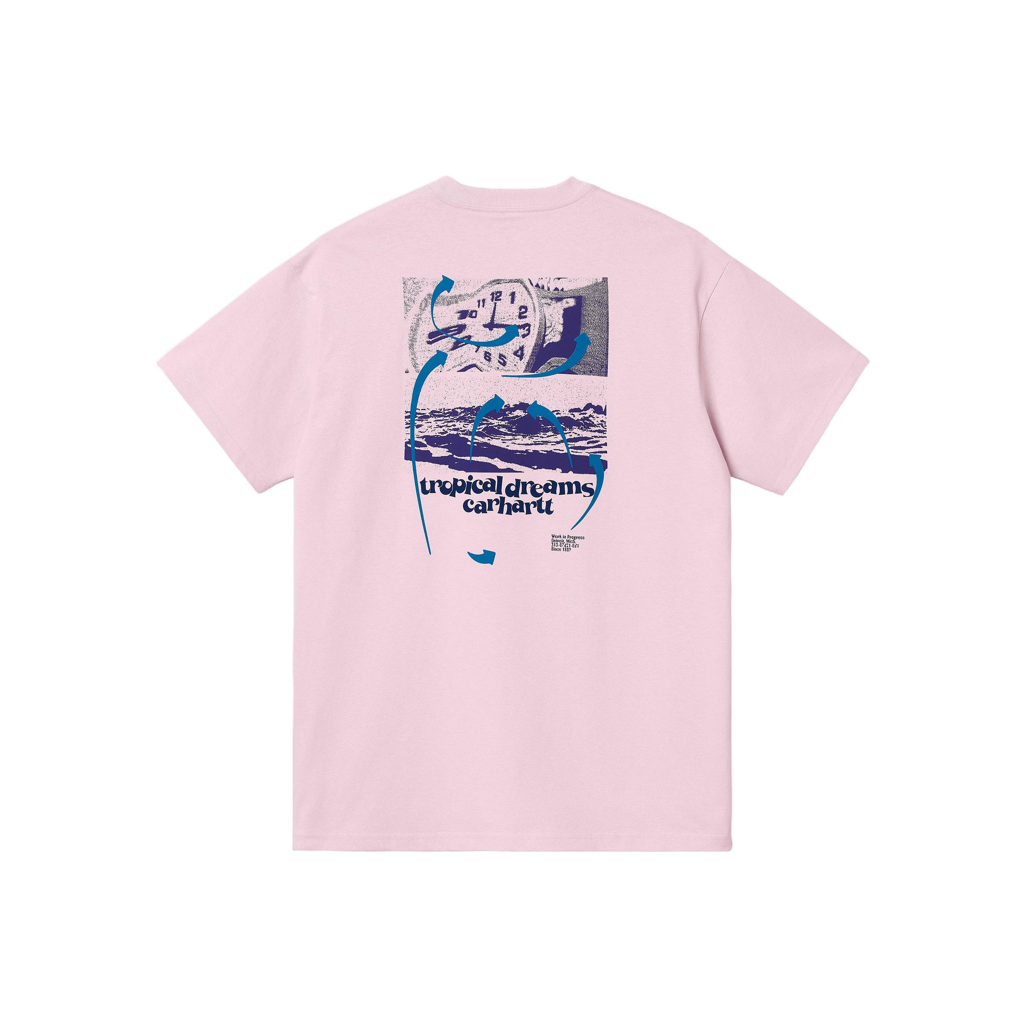 Carhartt WIP Розовые Мужские Футболки