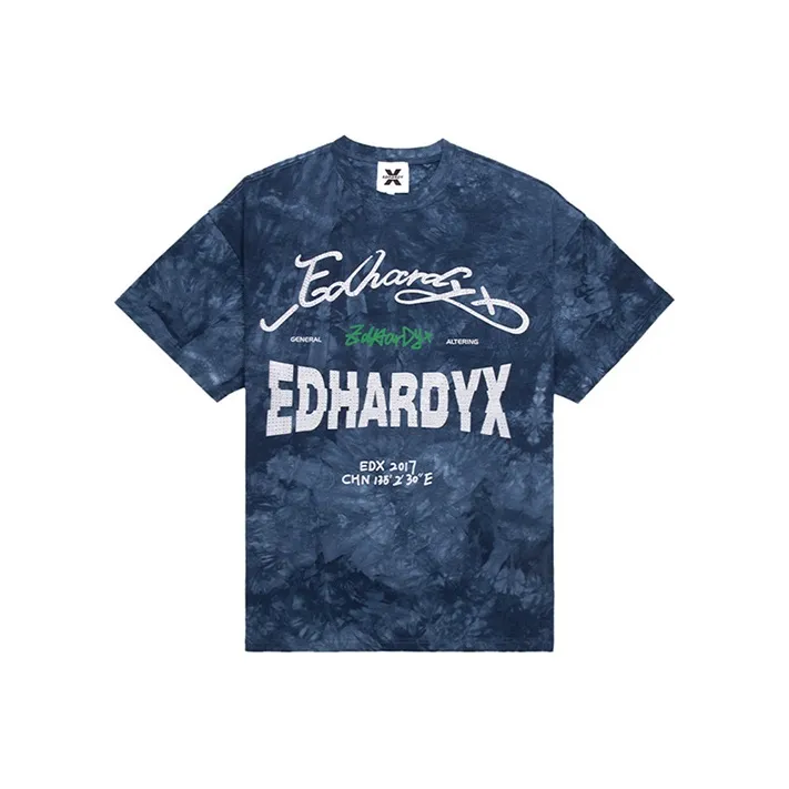 ED HARDY X Синяя Унисекс Футболка