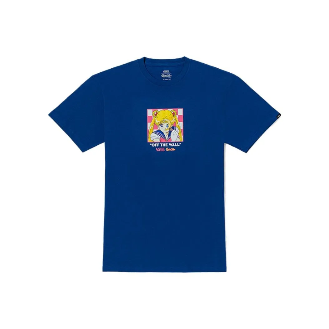 Vans Sailor Moon Синие Унисекс Футболки