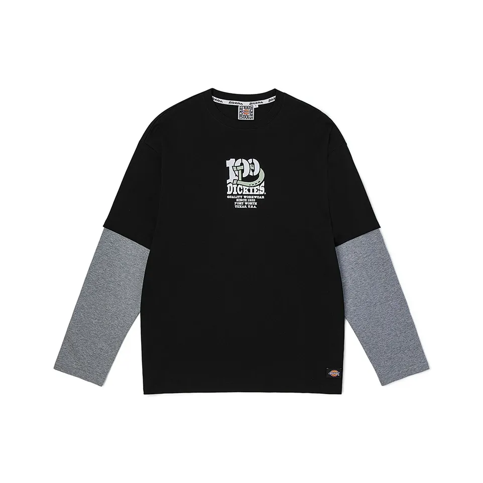 Dickies 100-летие Черные Мужские T-рубашки