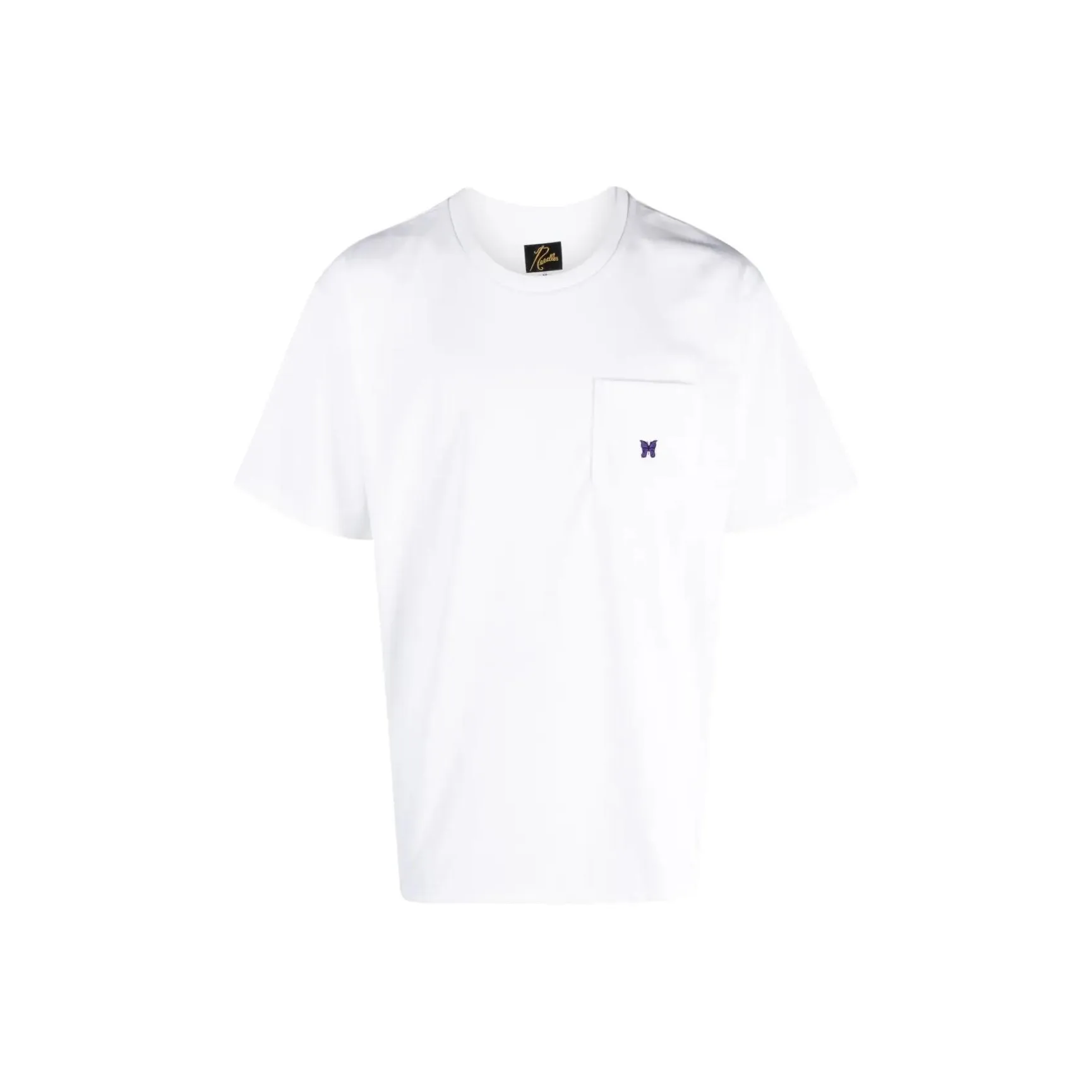 Needles Белая Мужская T-Рубашка