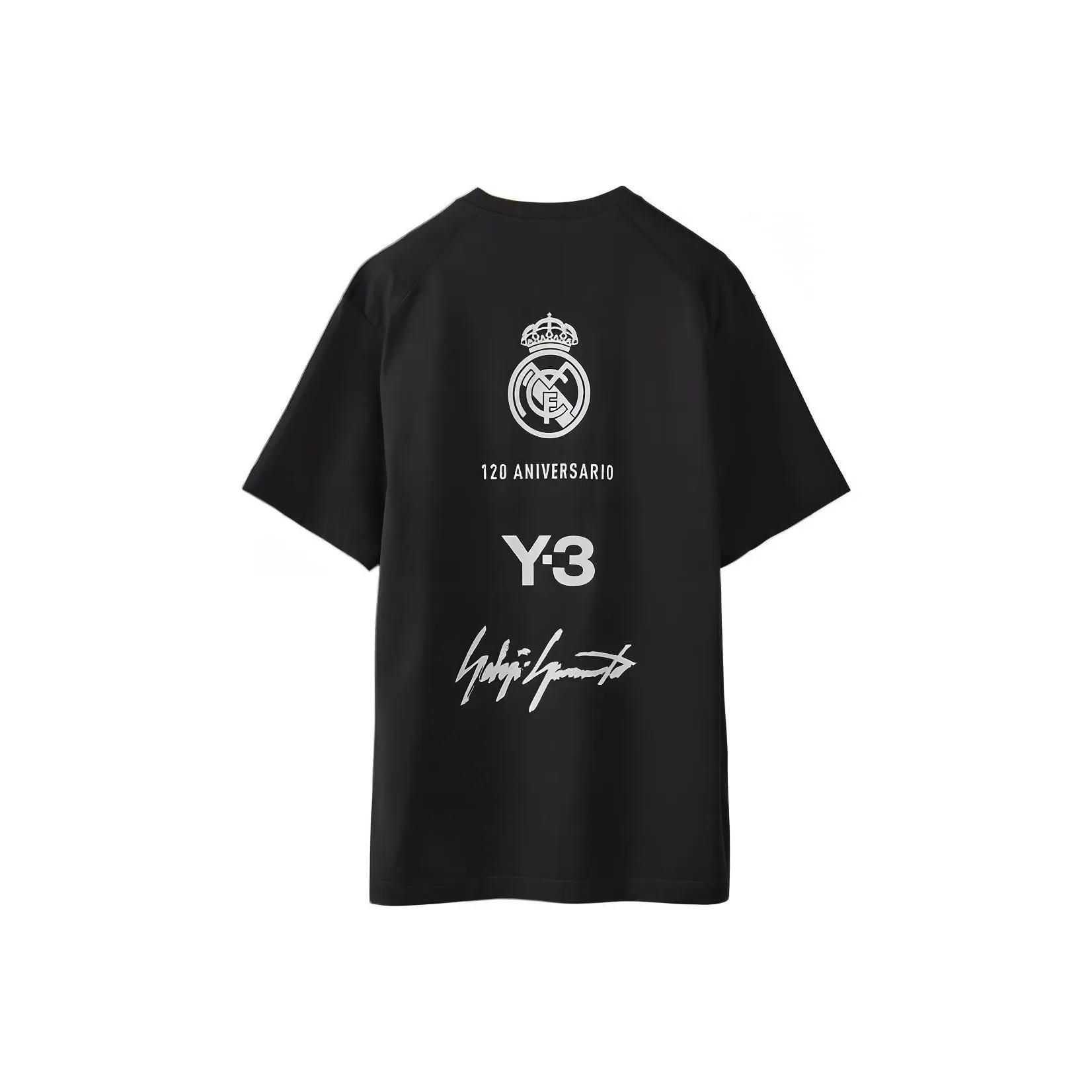Y 3 Real Madrid T Shirts Men's Black