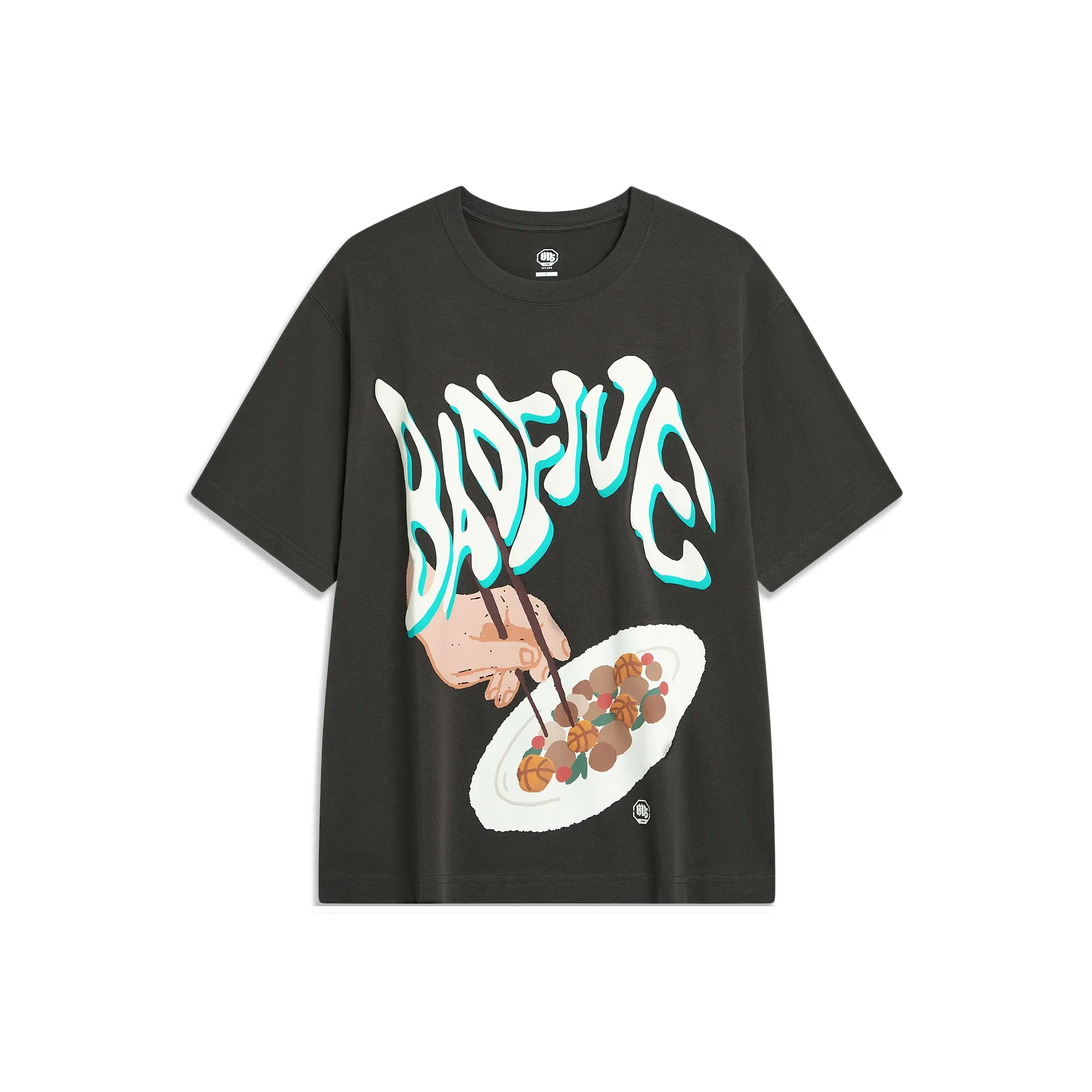 LiNing Basketball Collection T Shirt Unisex Raven