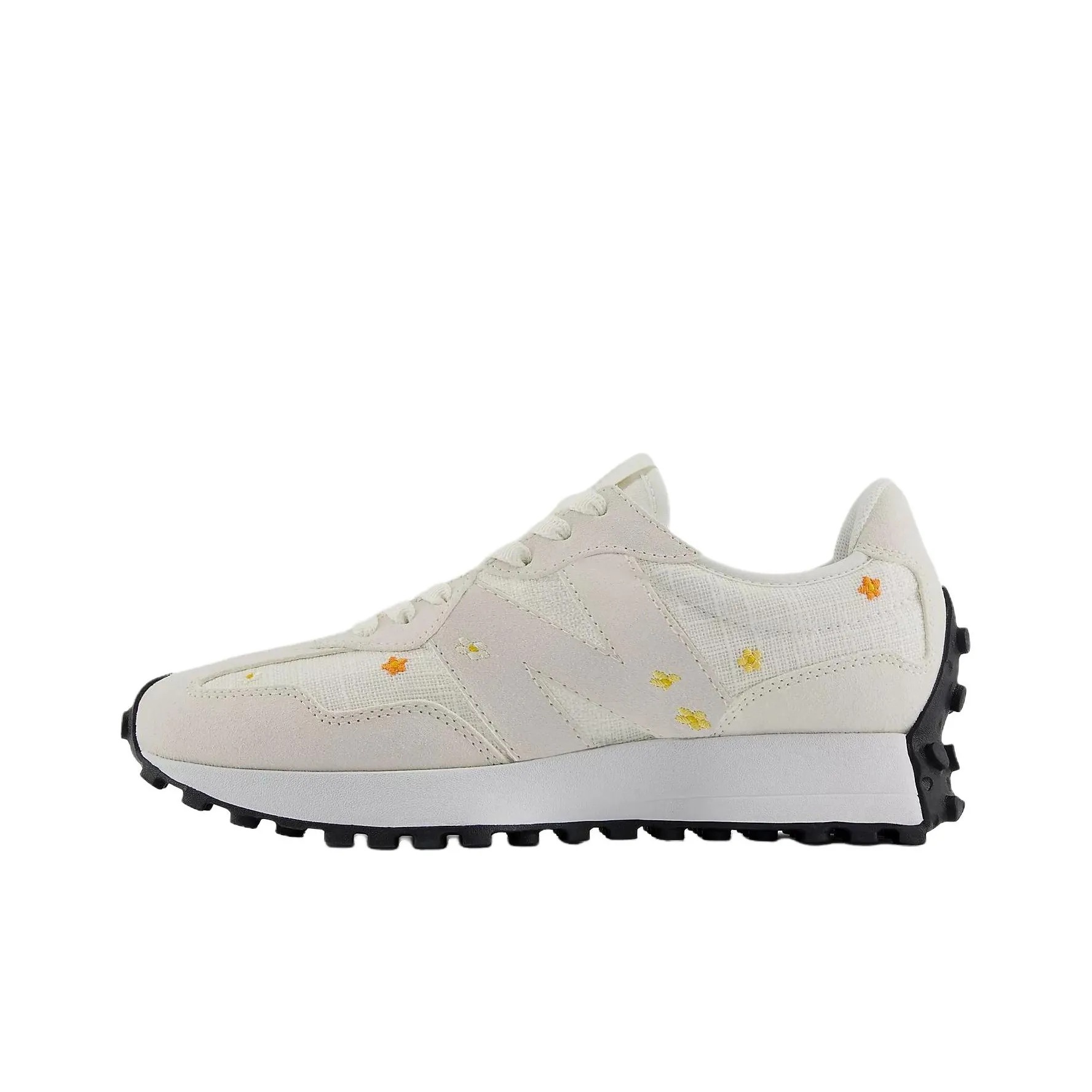 New Balance 327 Sea Salt Floral Embroidery Women's