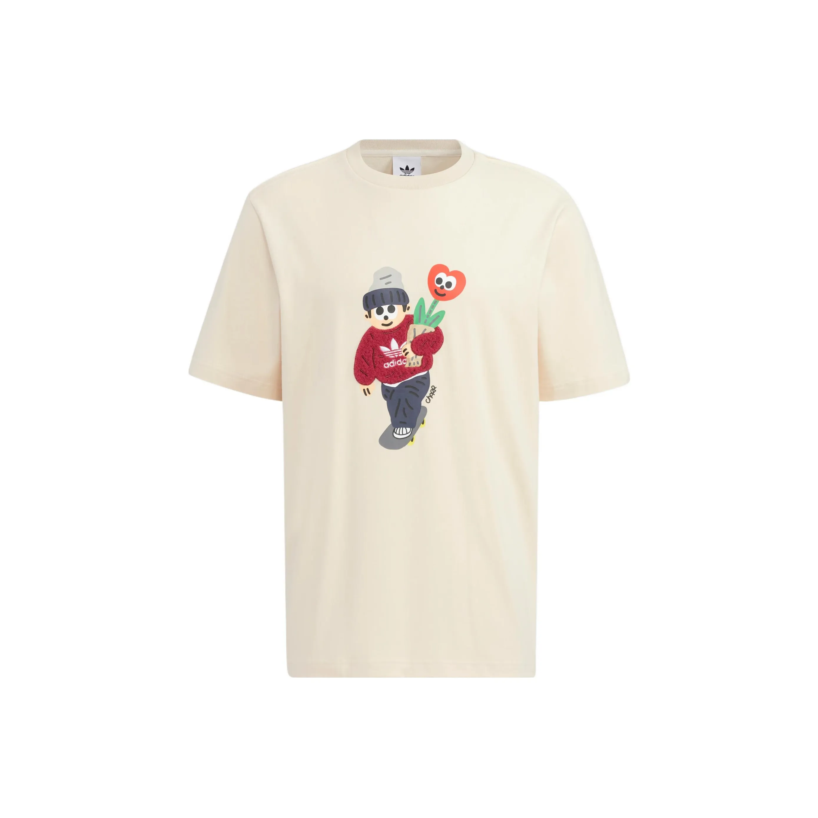 Adidas Originals x Charr Morita T Shirt Unisex Apricot
