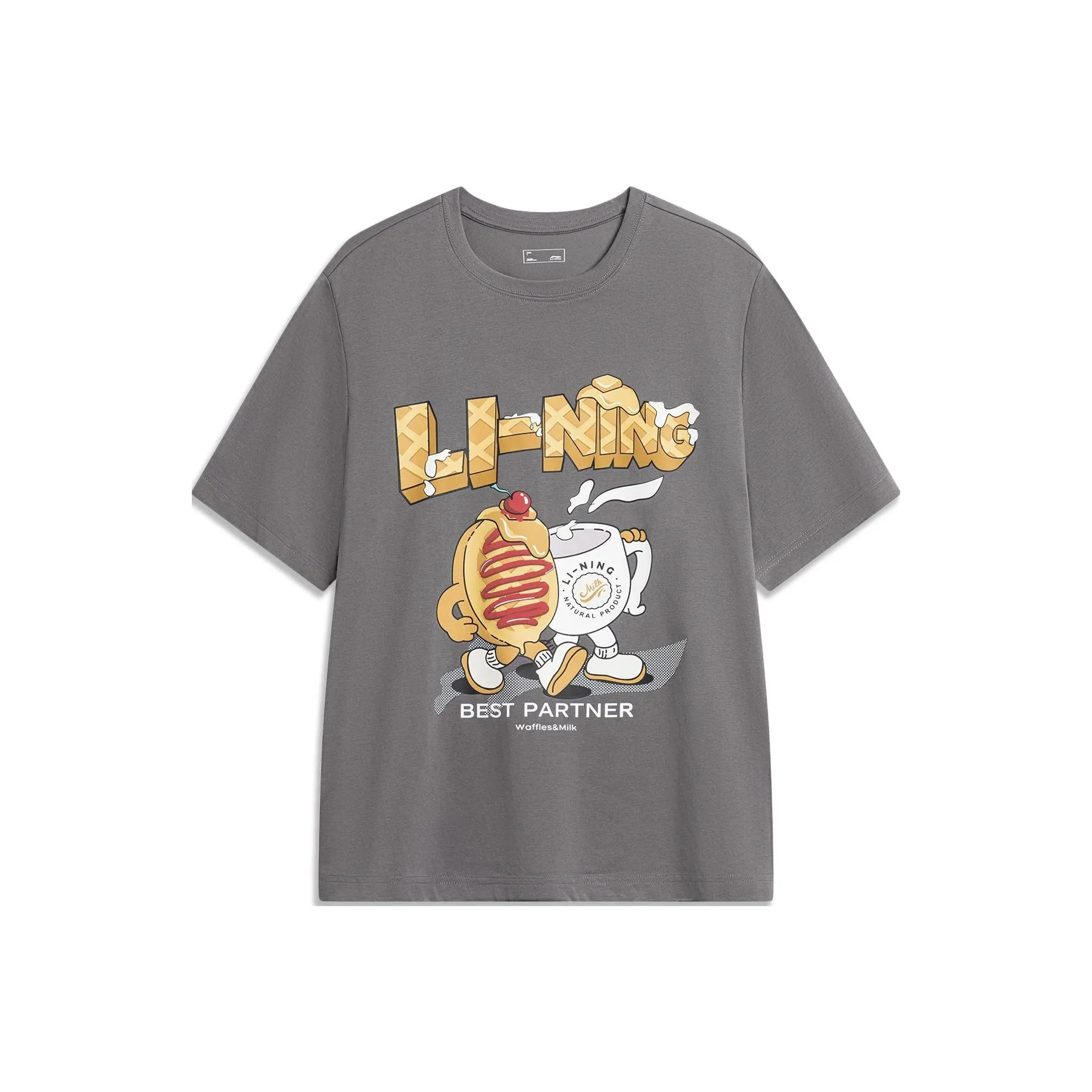 LINING Sports Fashion Collection Футболка Унисекс Ротанг Умбра