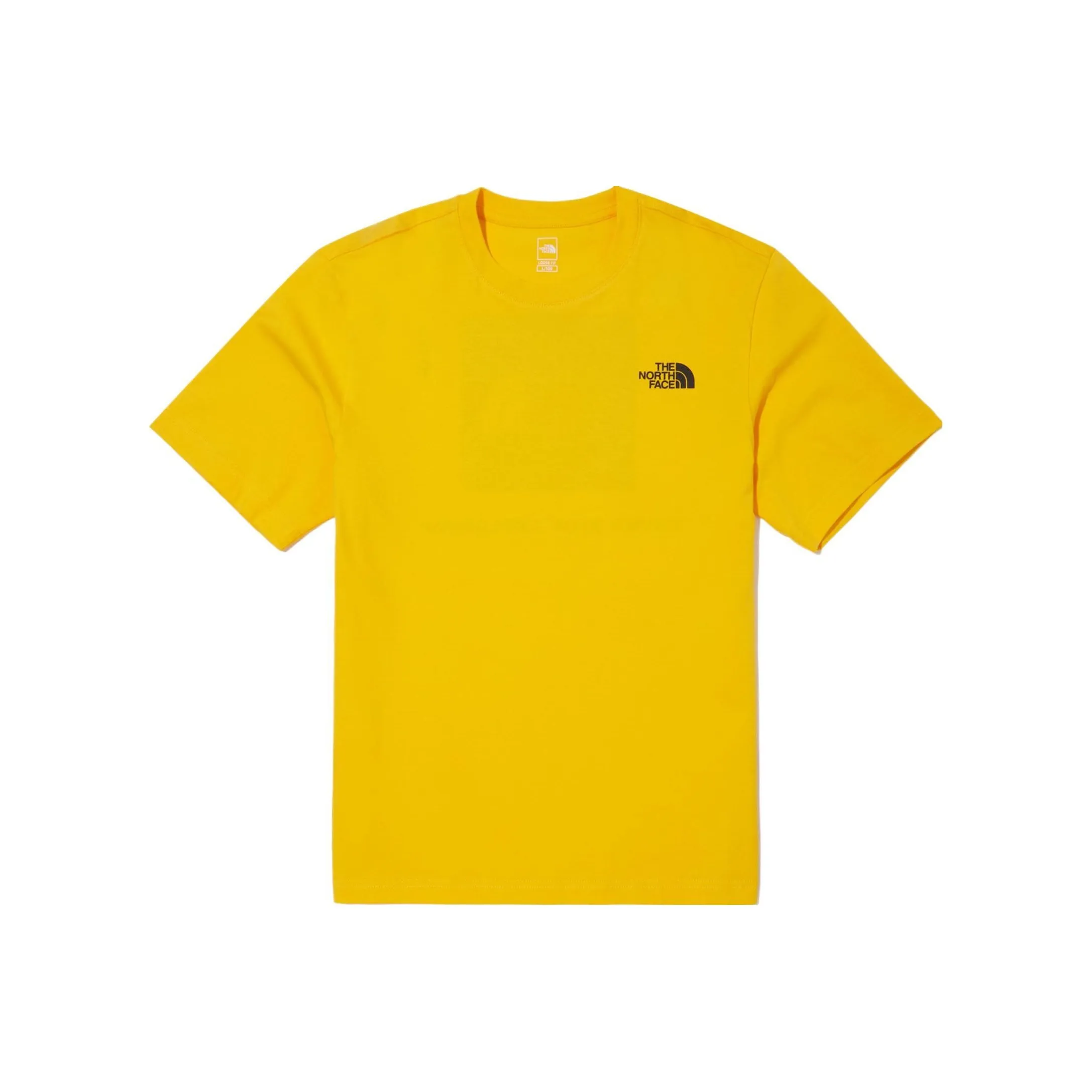 THE NORTH FACE Cotton Nse Box Logo S/S R/Tee Yellow Korea Version