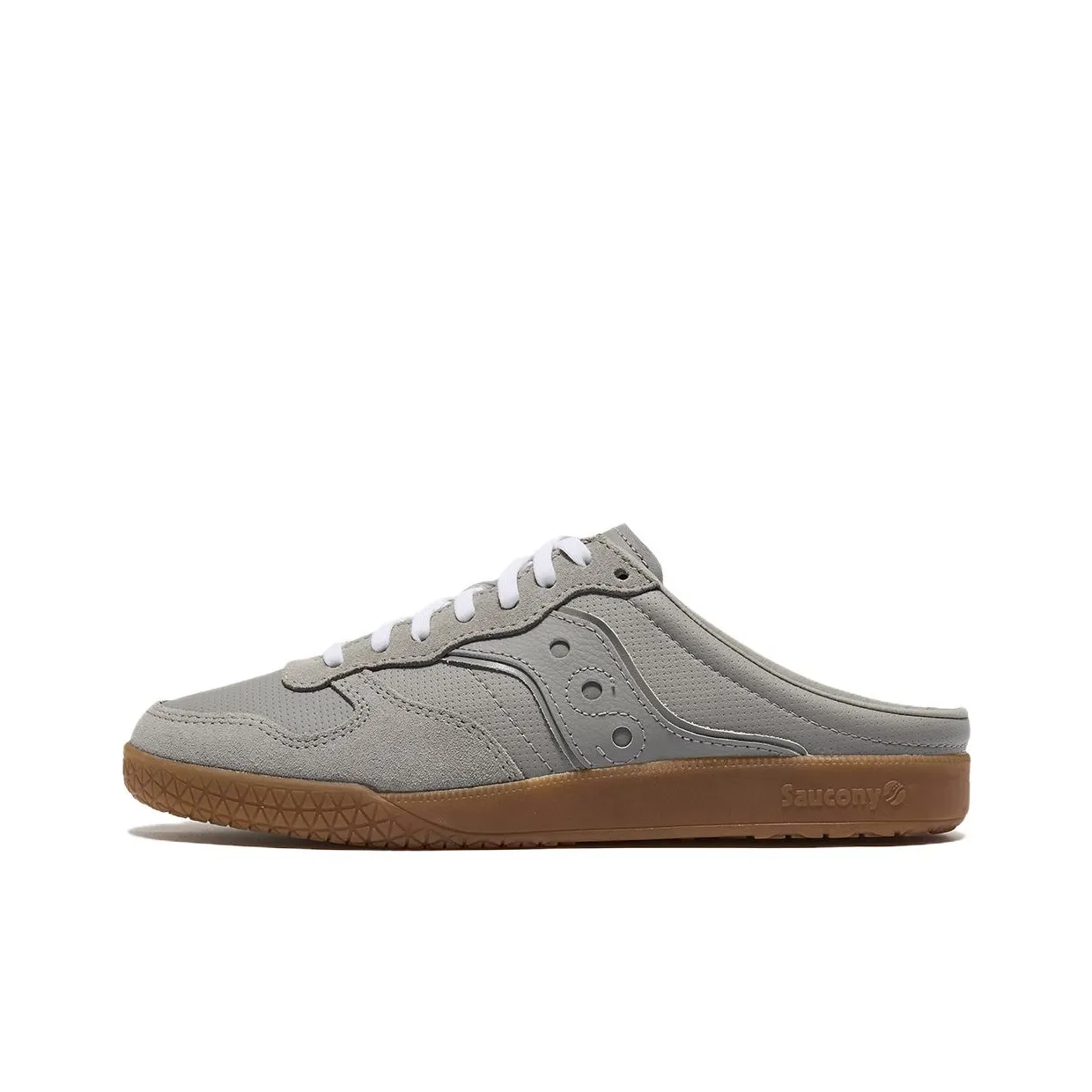 Saucony Bullet CT Устойчивый к истиранию Домашние тапочки Унисекс Серый