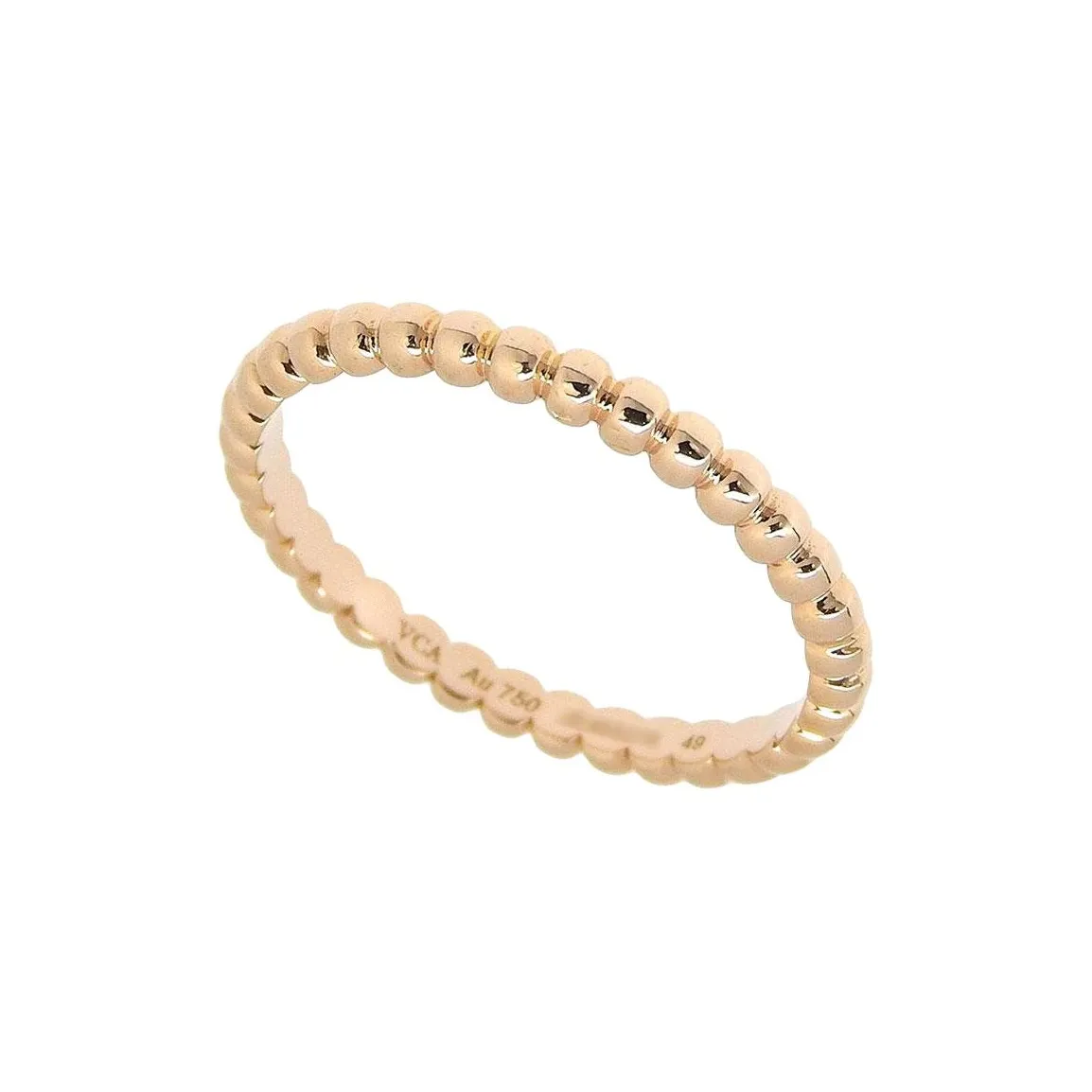 Van Cleef & Arpels Rose Gold Rings Unisex Pink Gold