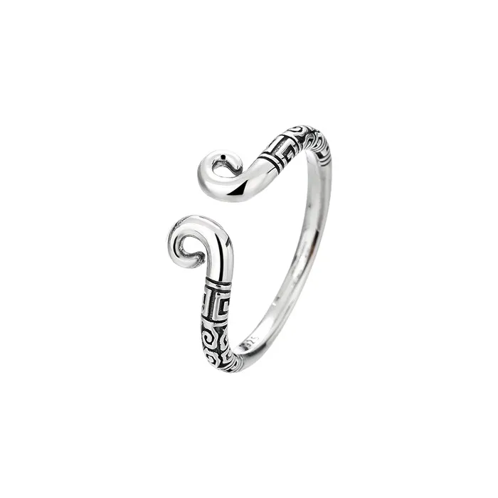 FBRUE 925 Sterling Silver Rings Unisex