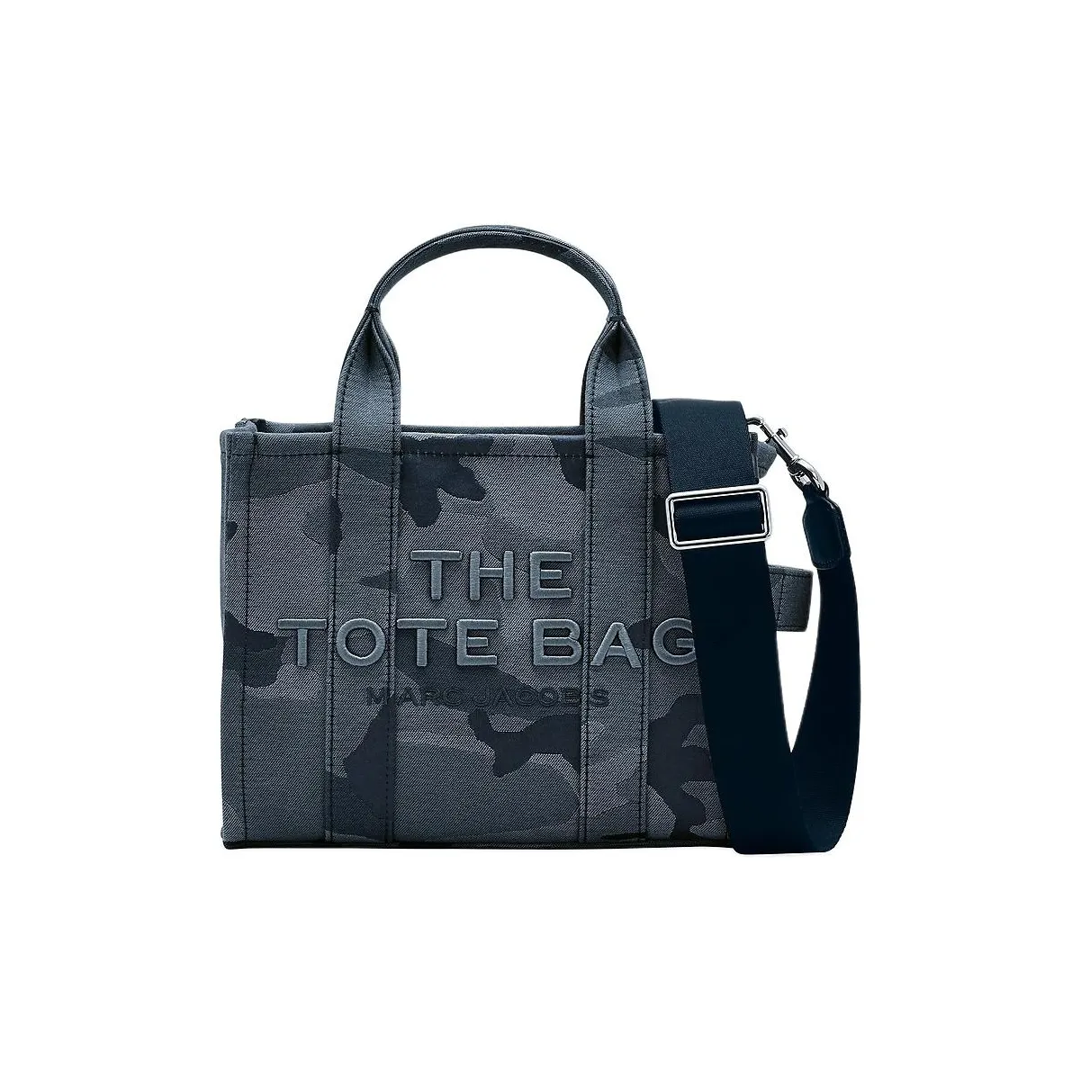 MARC JACOBS Вязаные ткани Жаккард Тоут Сумка Сумка для покупок Сумка через плечо Сумка на одно плечо Маленькая женская сумка Синий