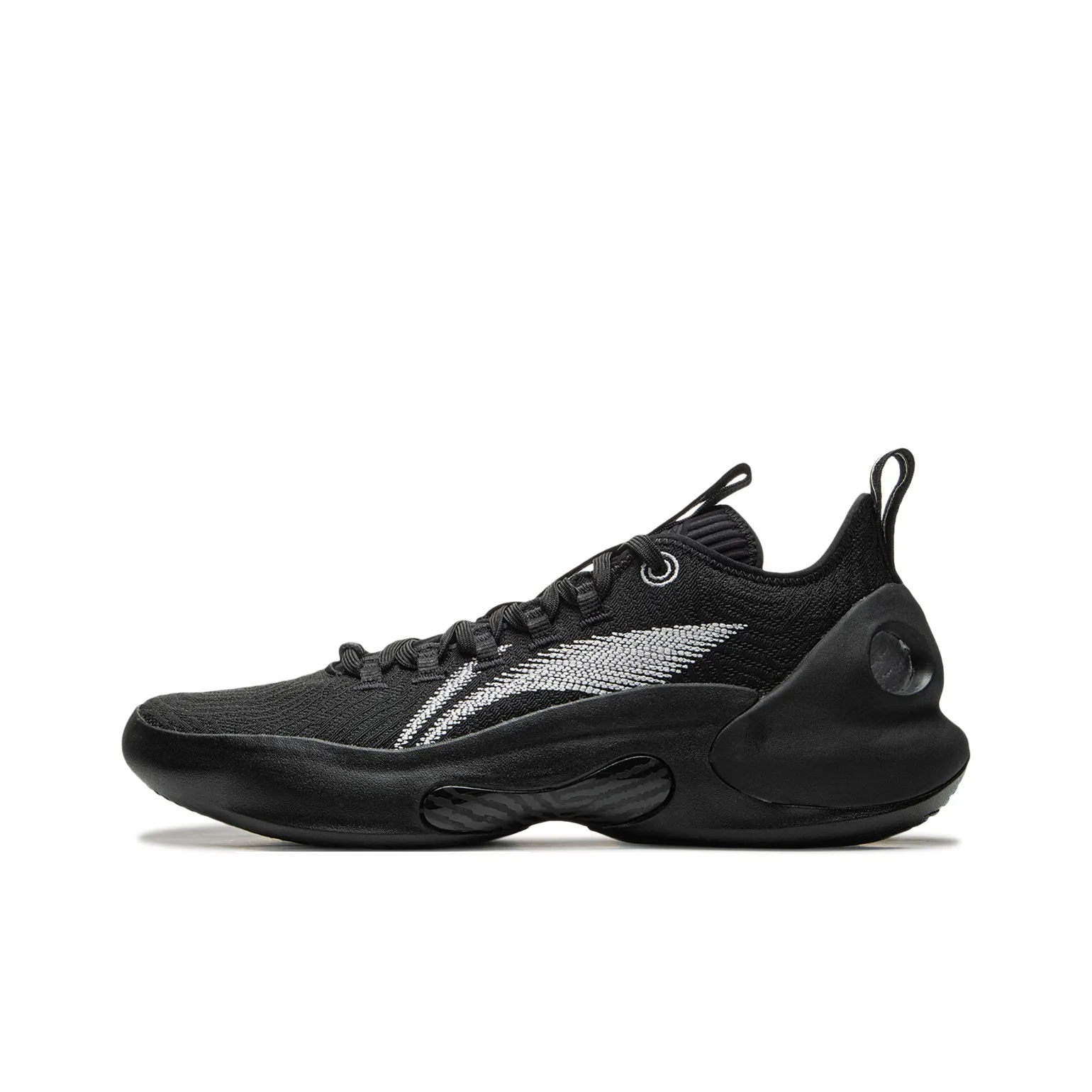 LiNing Charming ULTRA Cushioned Slip Resistant Abrasion Resistant Low Top Carbon Plate Basketball Shoes Men's Black