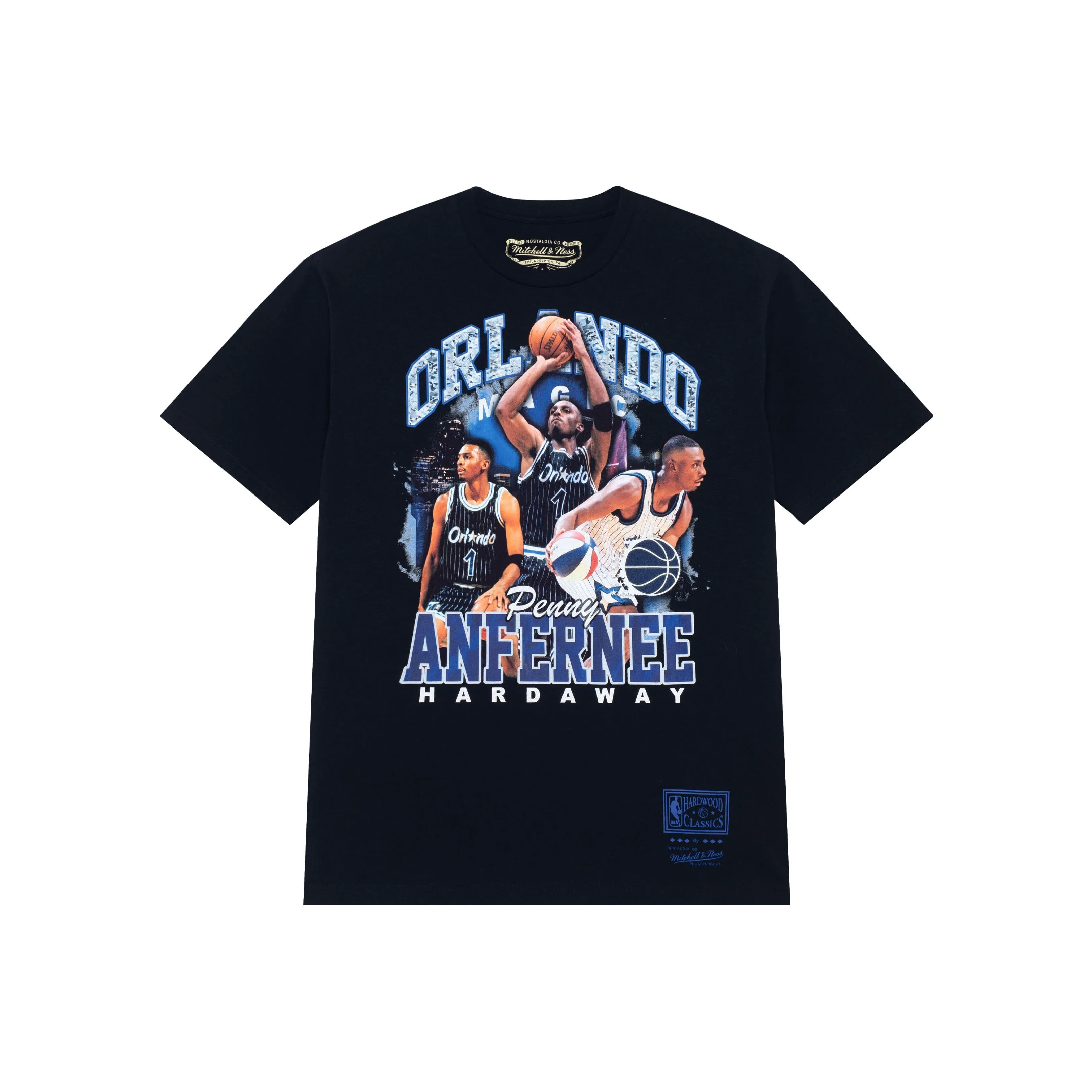 MITCHELL NESS T-Shirt Унисекс Черный