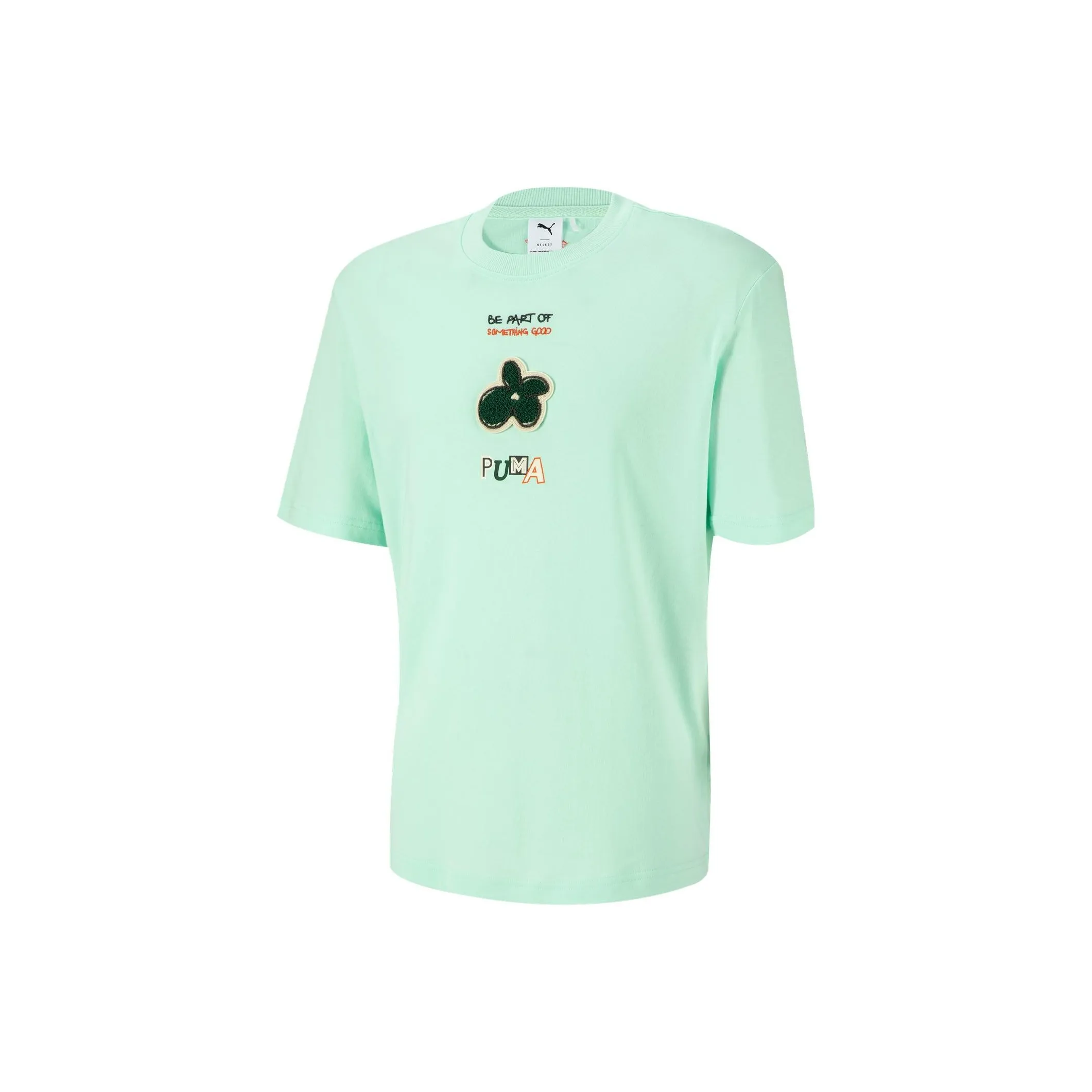 PUMA SS23 T-Shirt Унисекс Мятно-зеленый