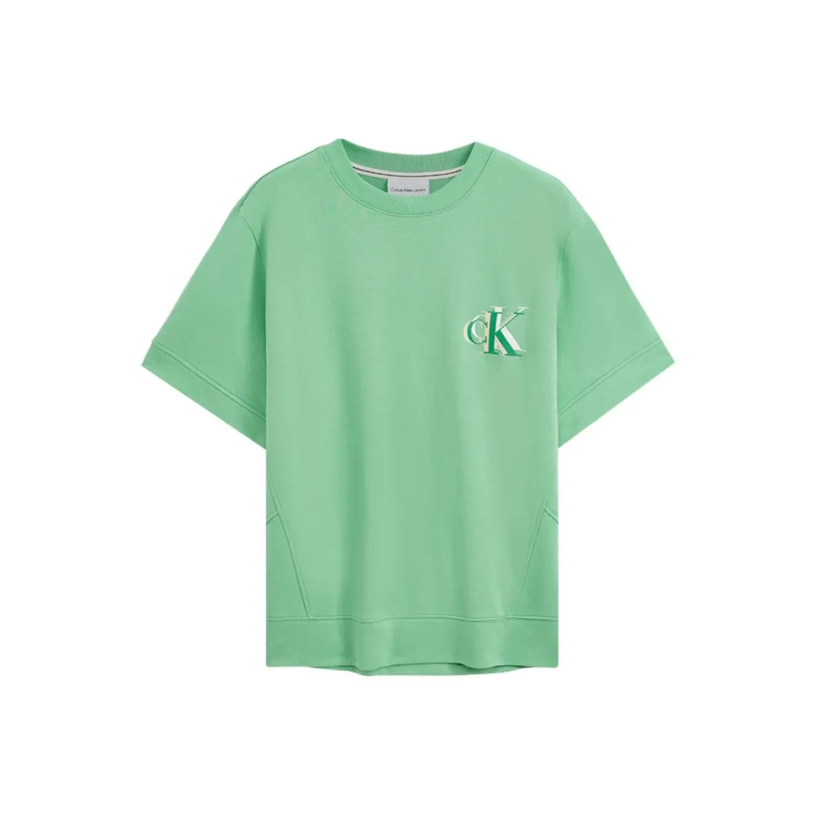 CALVIN KLEIN T Shirt Men's Literary Turquoise Green