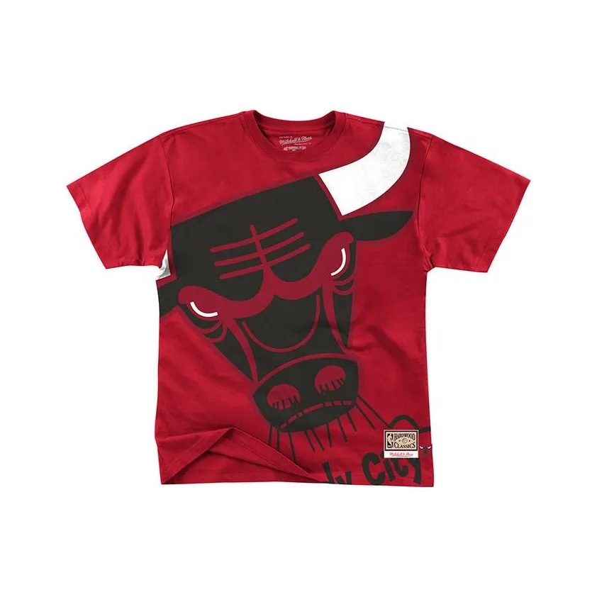 MITCHELL NESS SS22 Комплект с короткими рукавами T-рубашка унисекс красного цвета