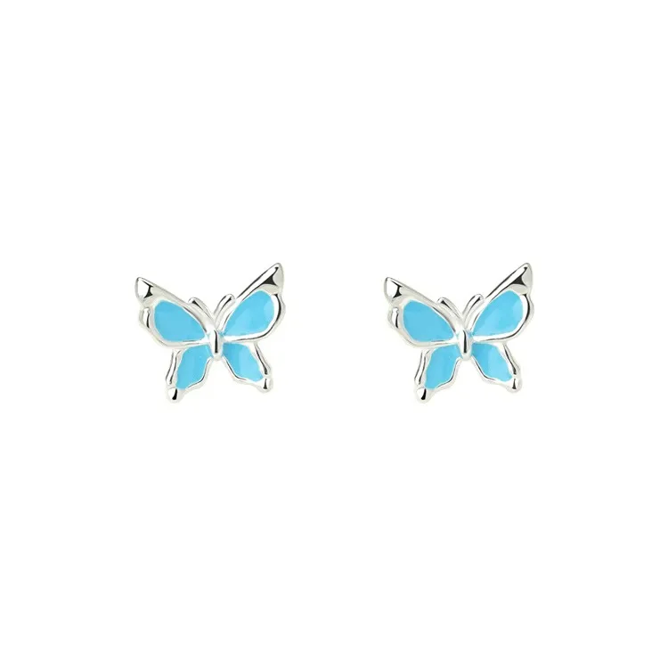 QIANFANGDAHUANGYE Oil Drip Stud Earrings Women's