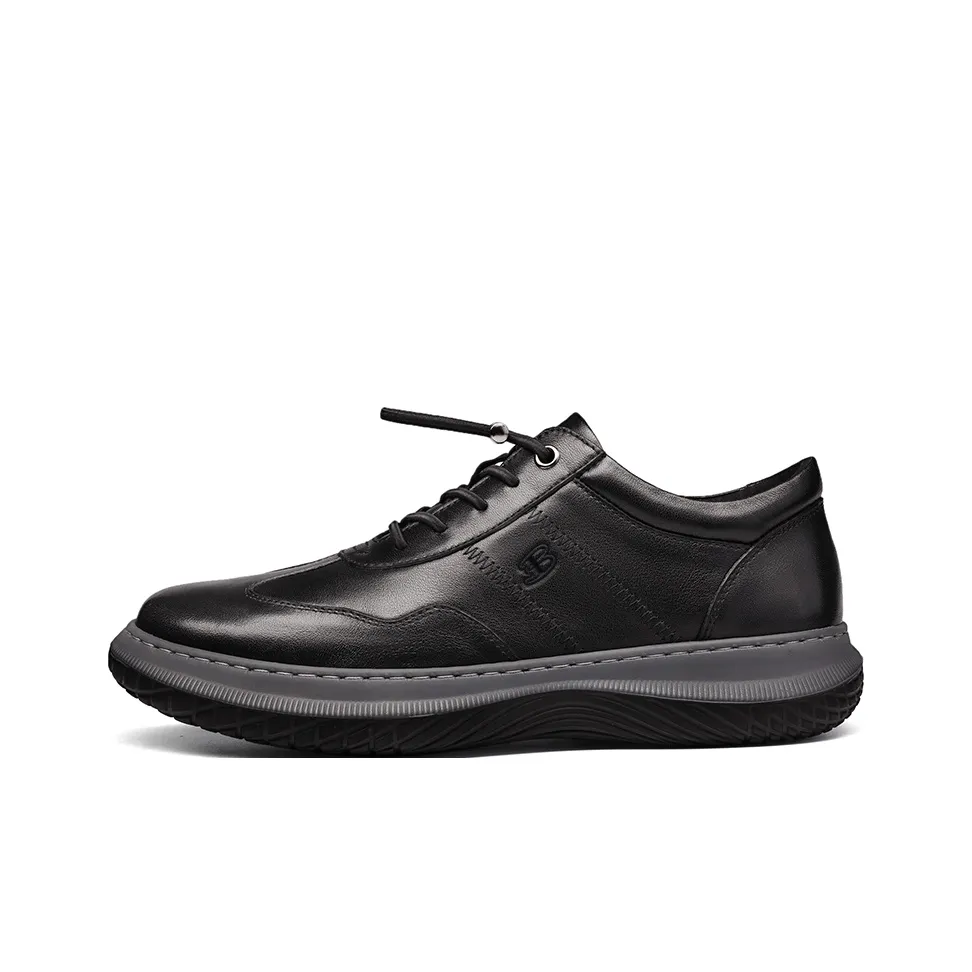 BEN SHERMAN Slip Resistant Low Top Casual Shoes Men's Black