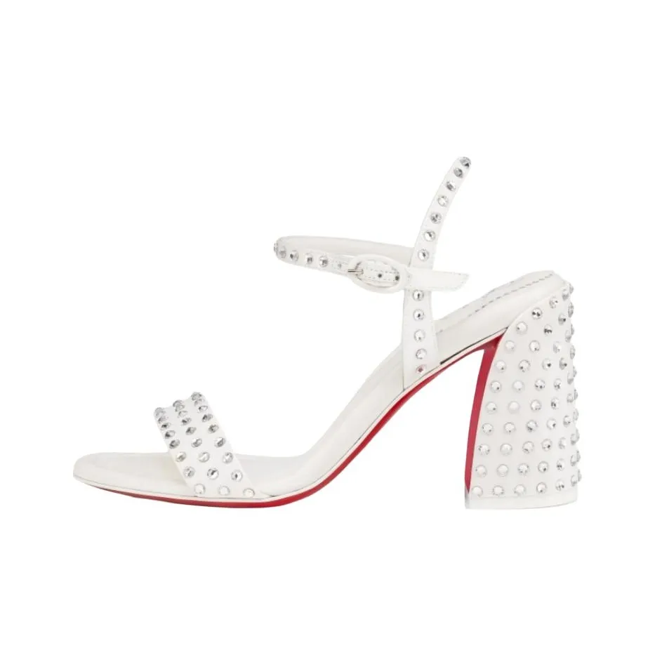 CL LUBOTING Miss Jane One Strap Sandals Grau 8.5cm Women's White