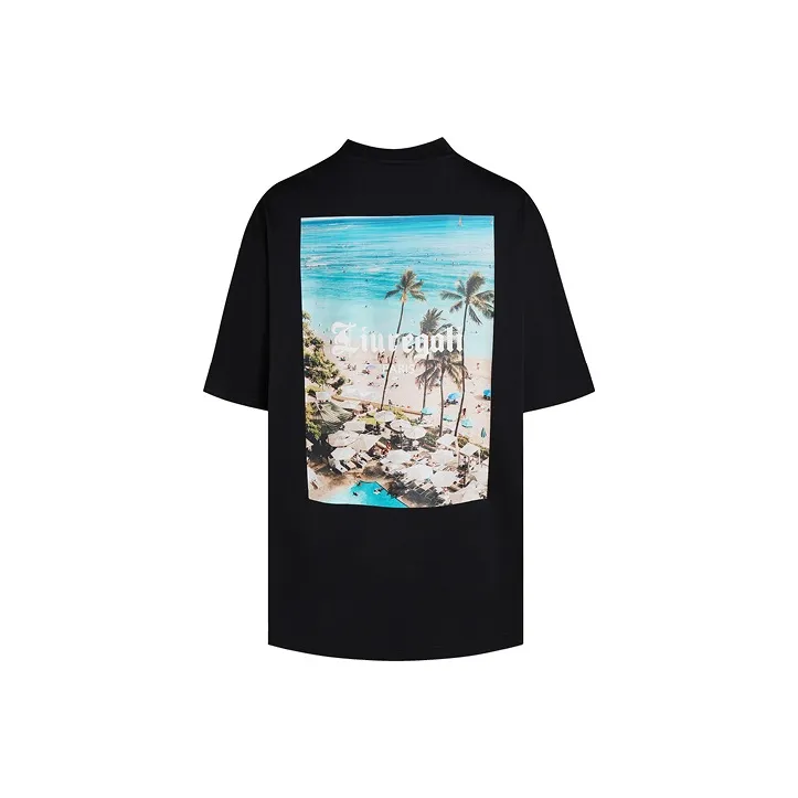 LIUREGALI Черная унисекс футболка