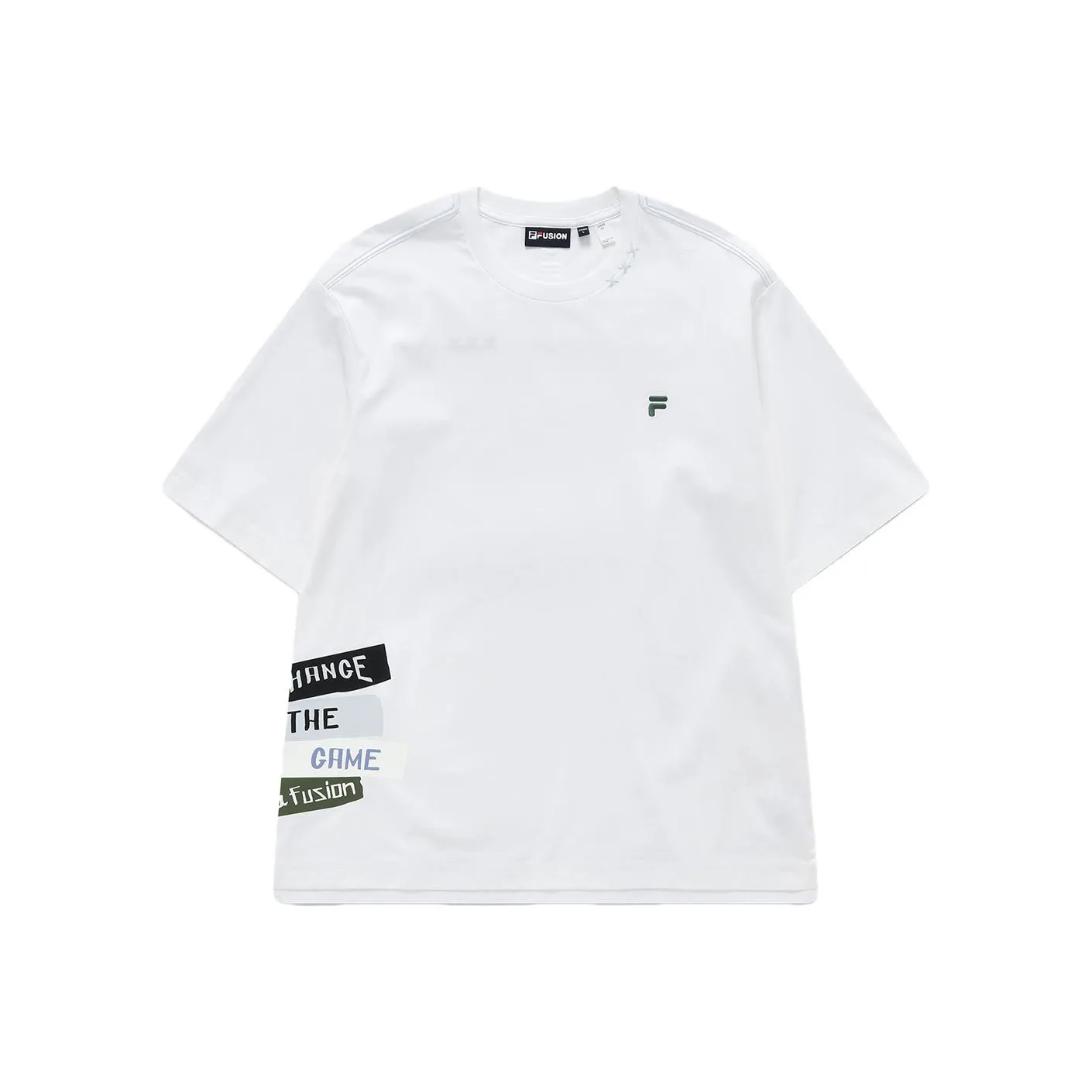 FILA FUSION T Рубашка Мужская Стандартная Белая