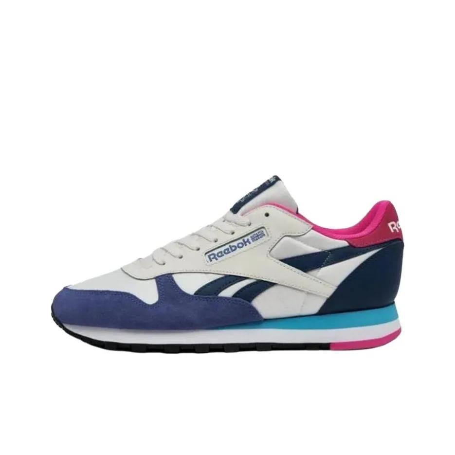 Reebok Classic Leather 'Uniform Blue Laser Pink'