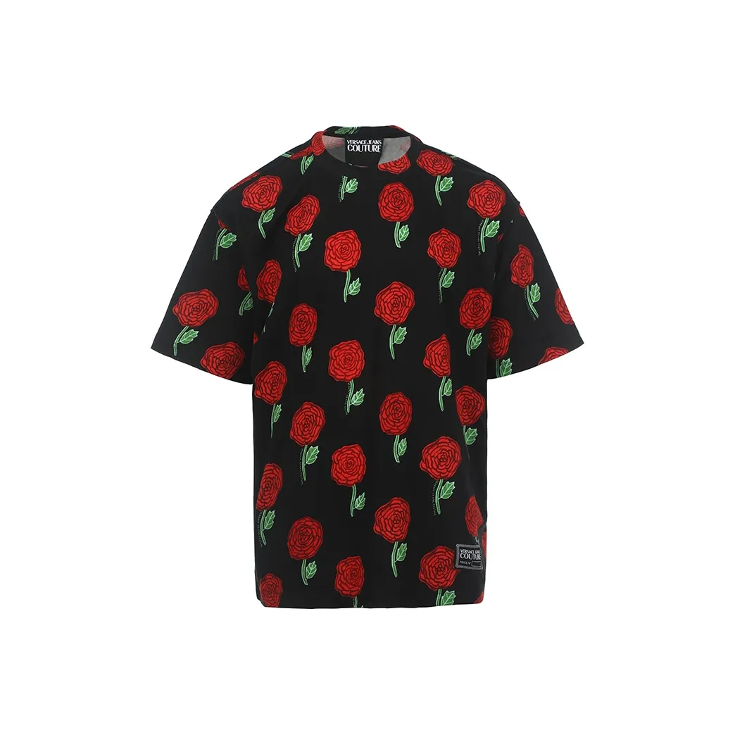VERSACE JEANS COUTURE T Shirts Men's Black