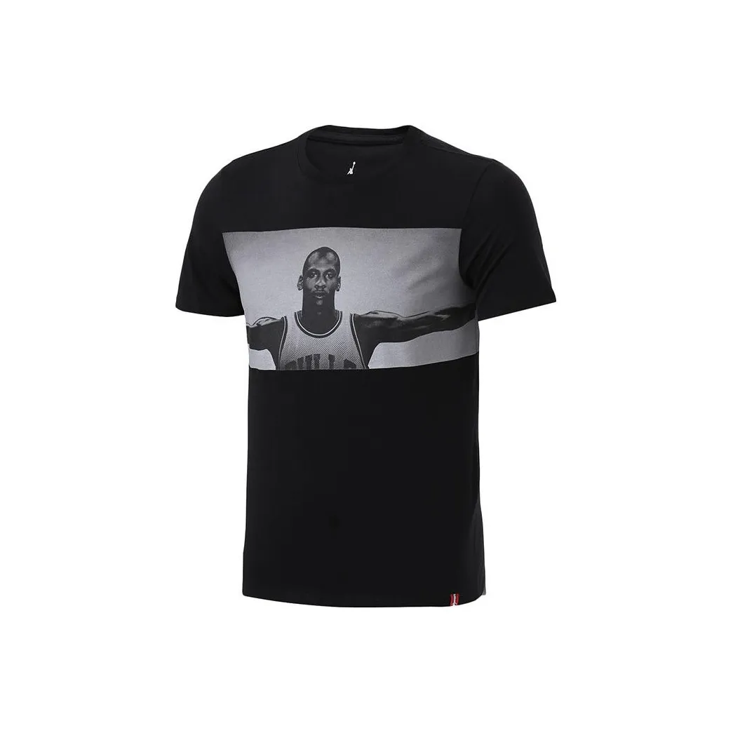 JORDAN Черные Мужские T-Рубашки
