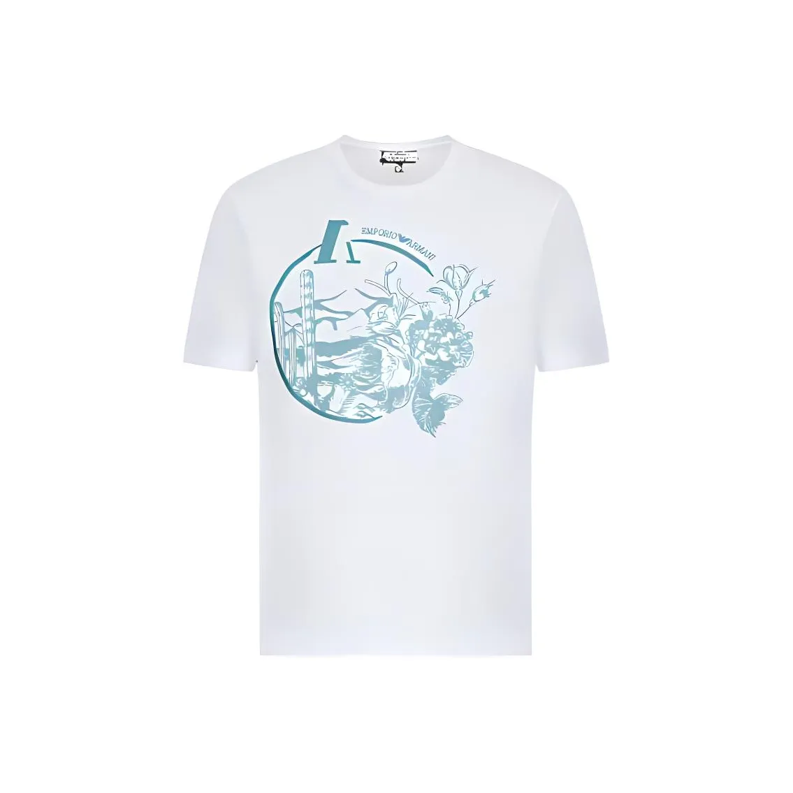 EMPORIO ARMANI SS22 T-Shirt Мужской Белый