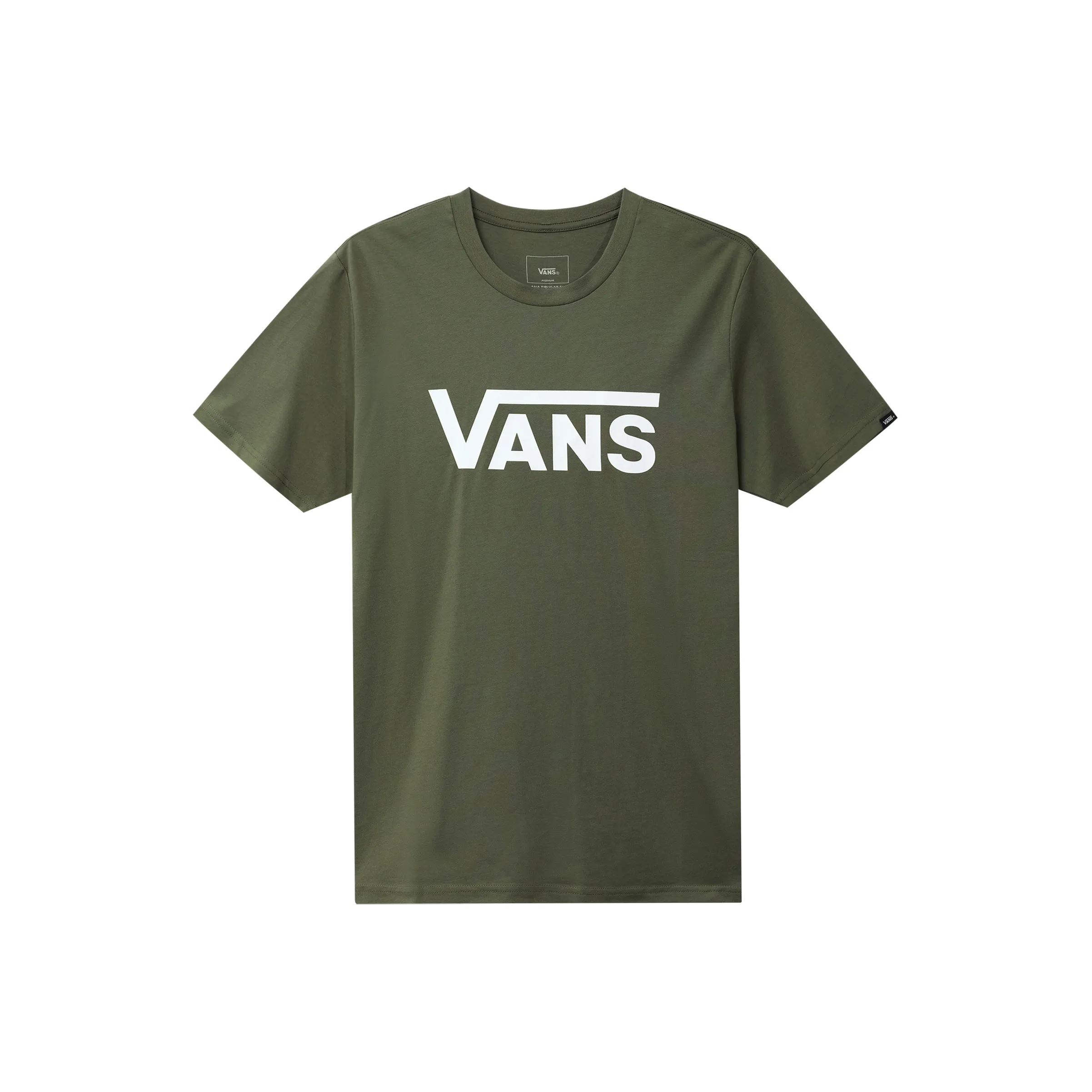 VANS Армейский зеленый Мужская футболка с коротким рукавом